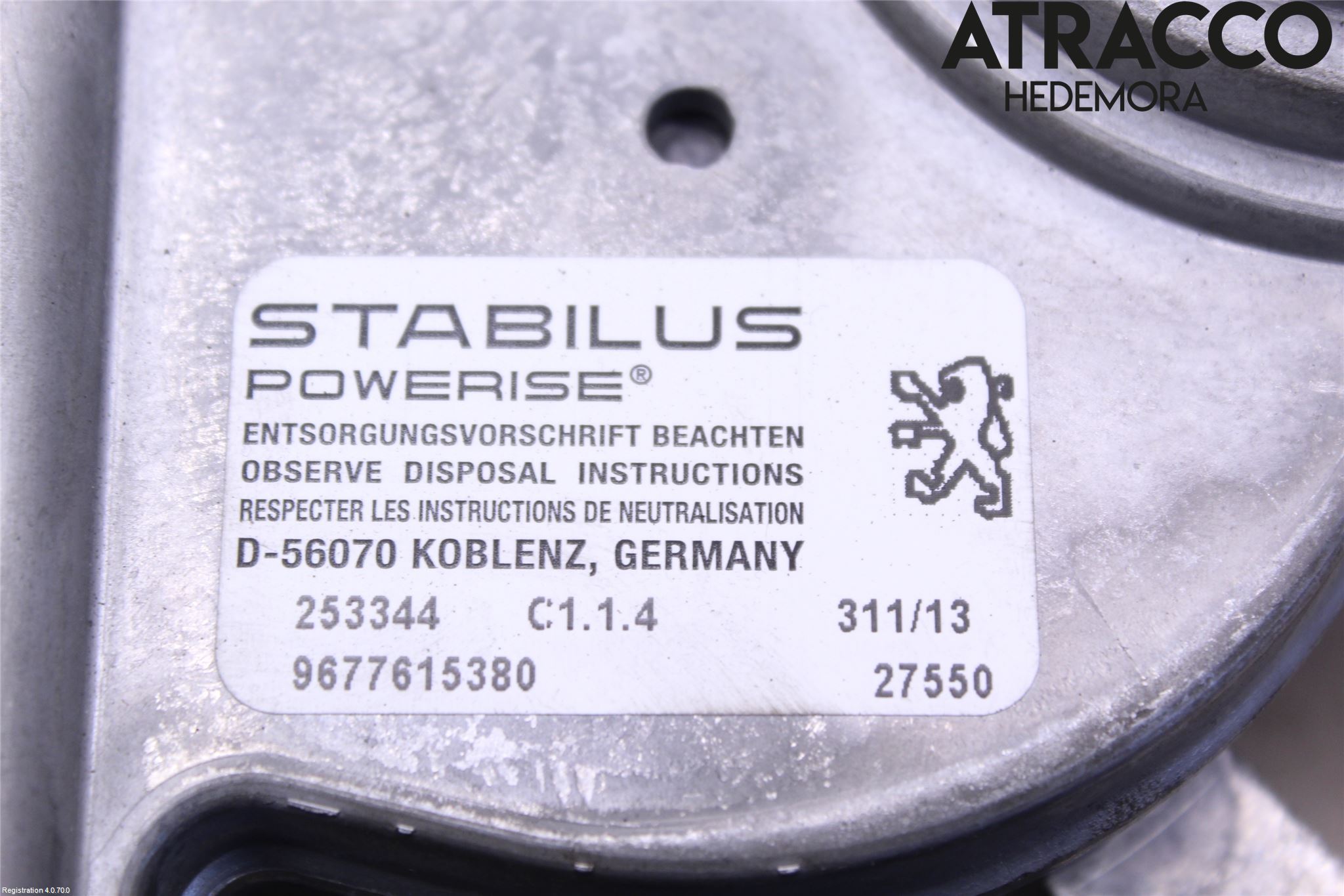 Peugeot 508 11-18 Baklukeåpner Automatisk