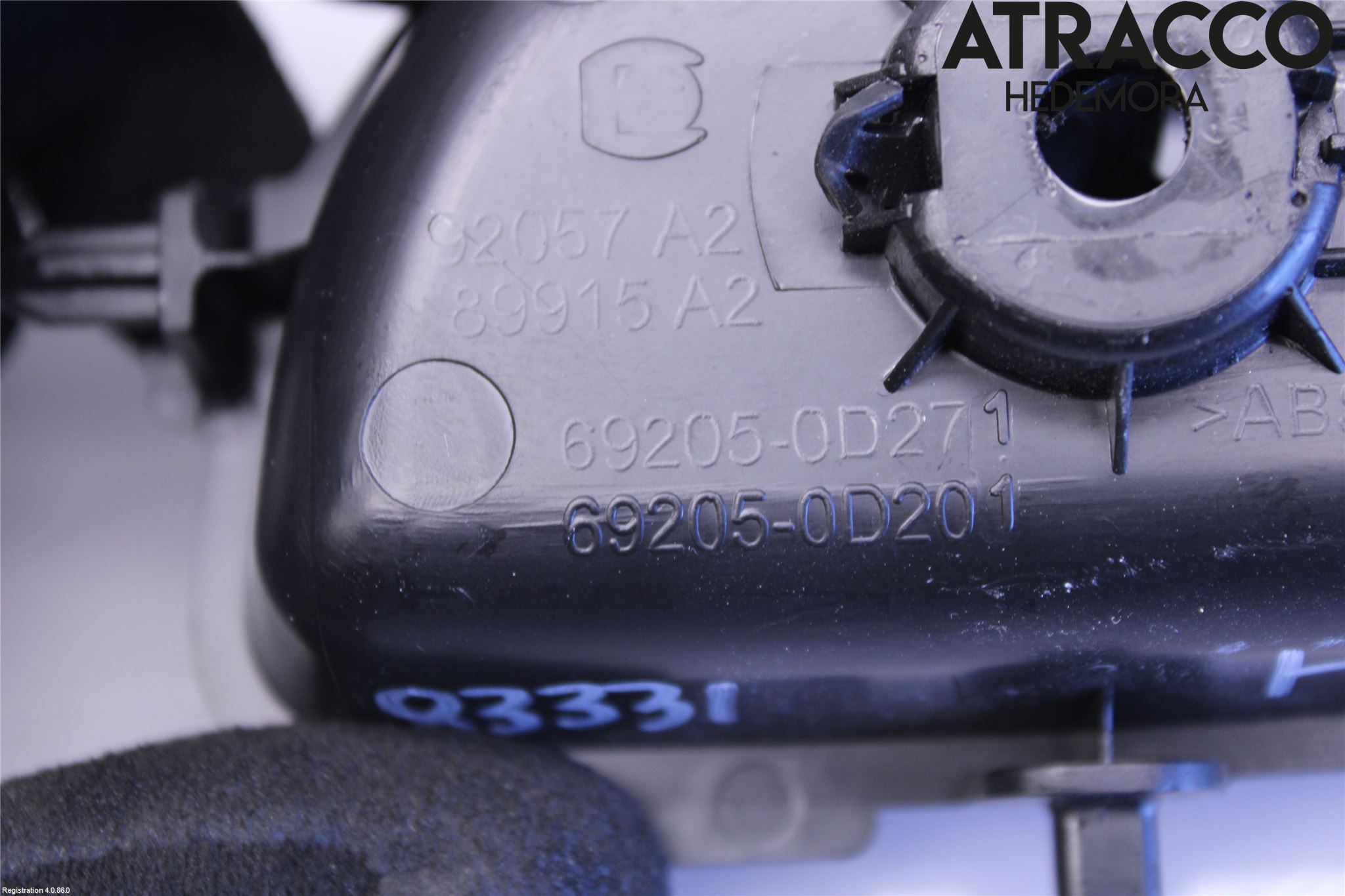 Toyota AYGO 15-21 Innr Dørhandtak H Indre