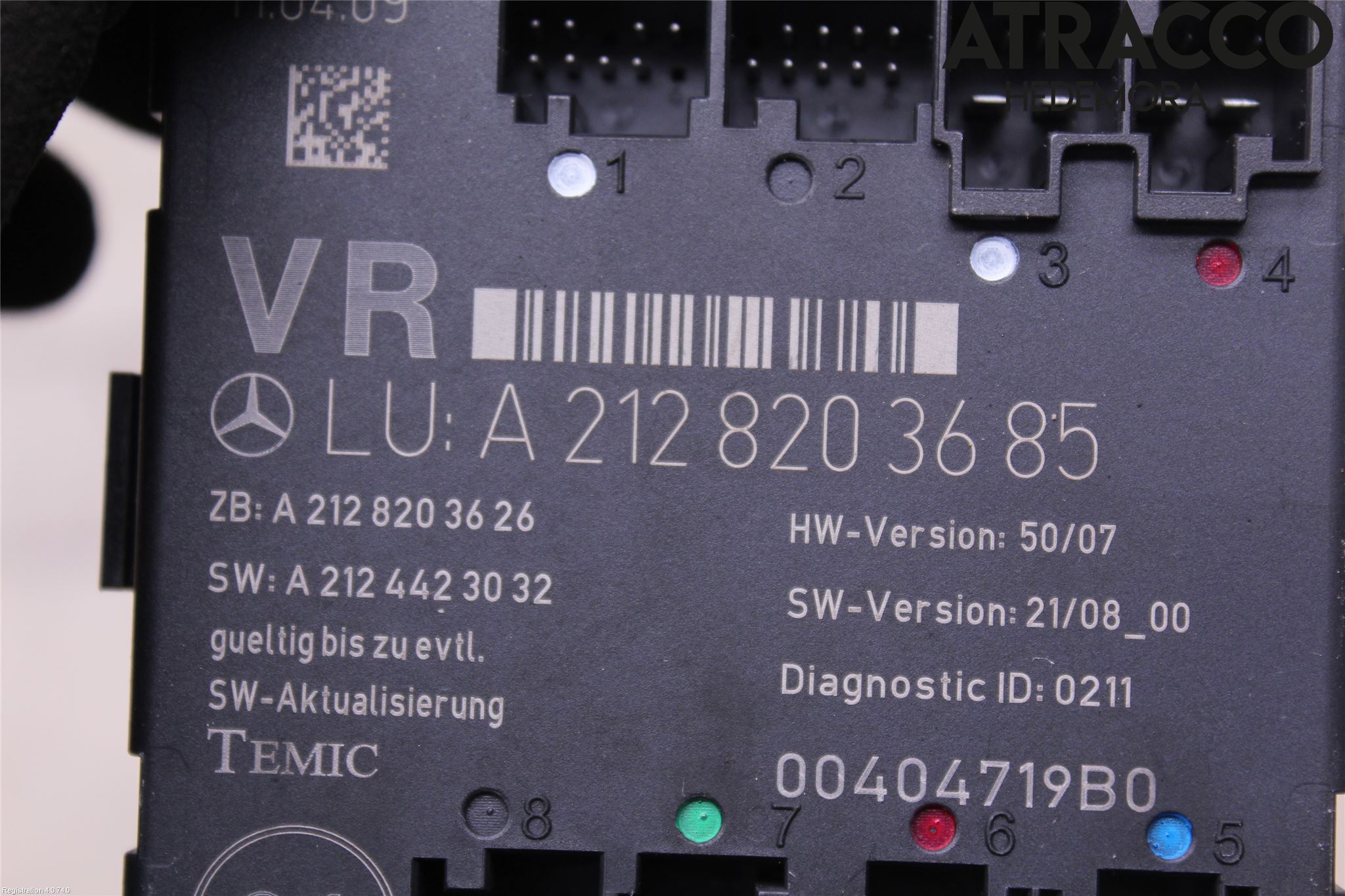 Mercedes-Benz MB C-KLASS (W204) 07-15 Styreenhet Dør