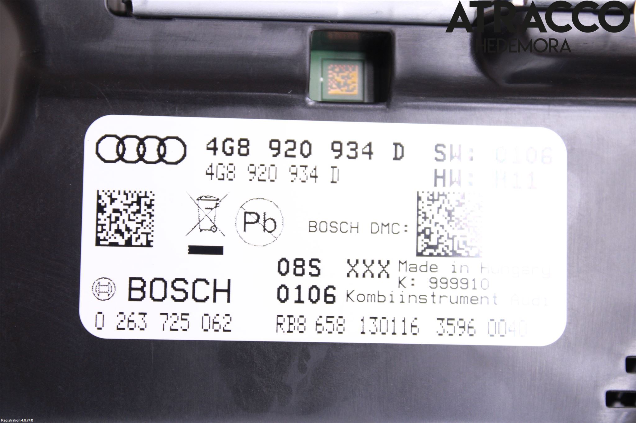 Audi A6/S6 4G 11-18 Instr Kombinert