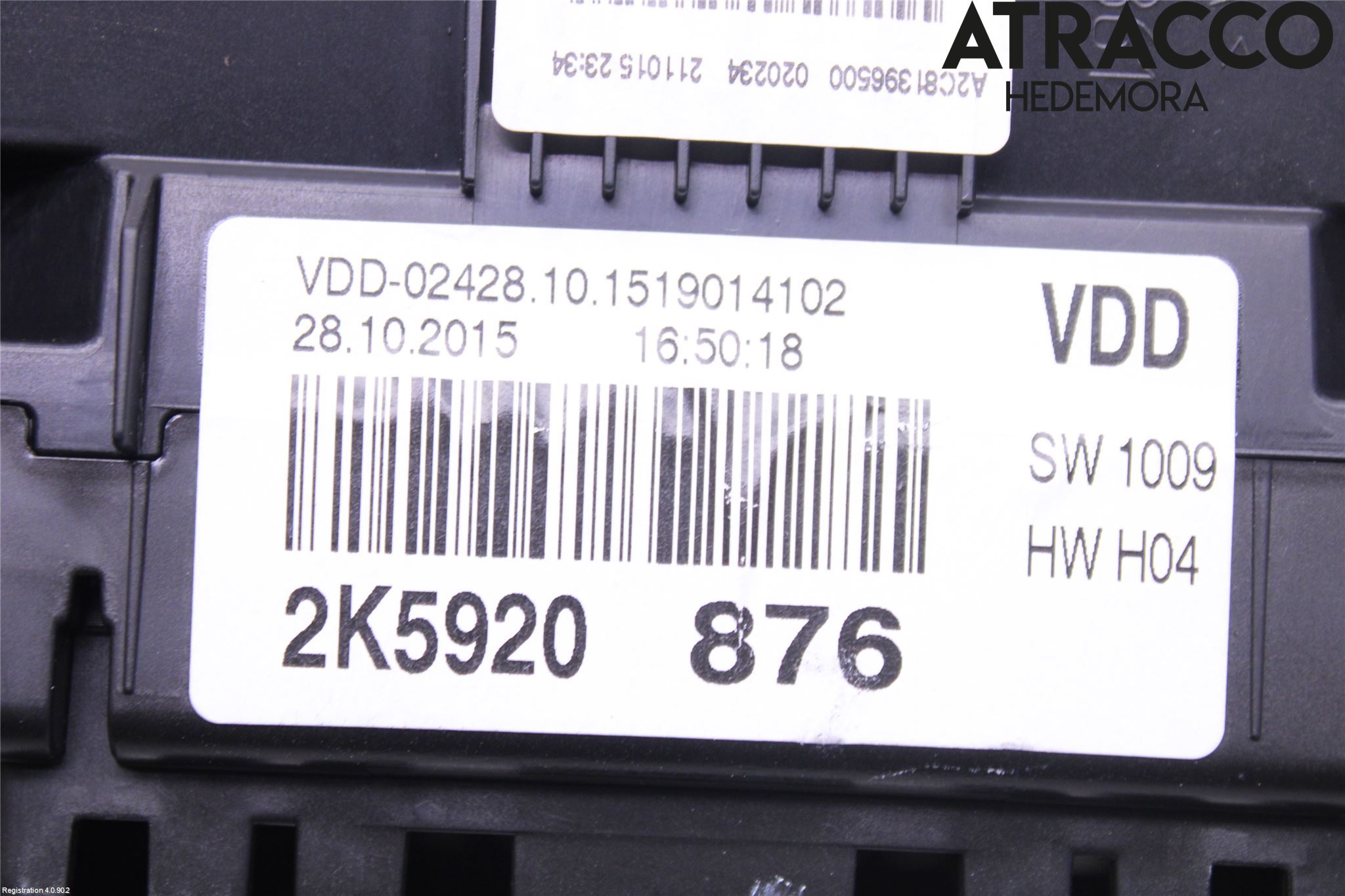 Volkswagen VW CADDY 16-20 Instr Kombinert