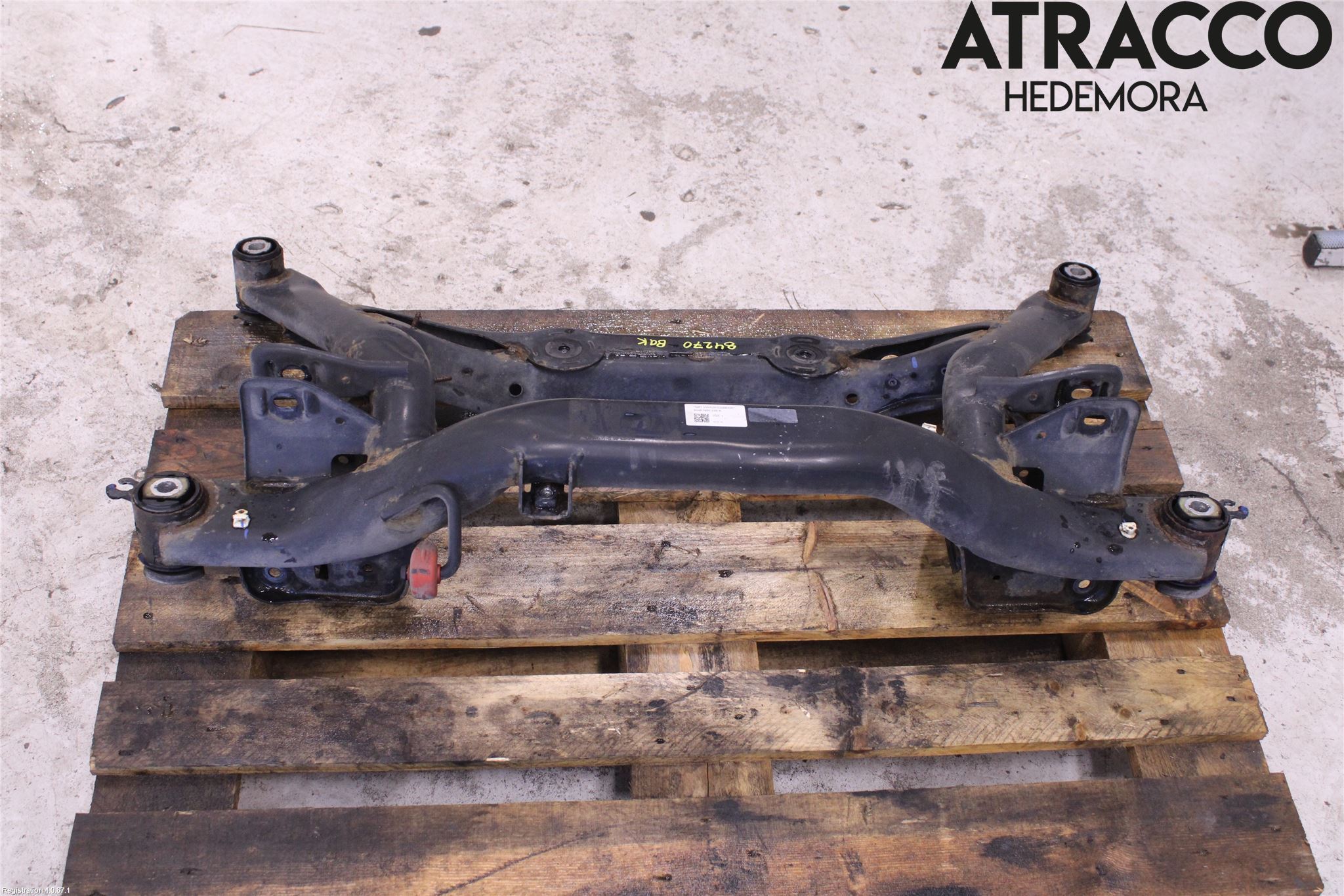 Audi A3/S3 8V 13-20 Bakaksel Feste Travers-Ramme