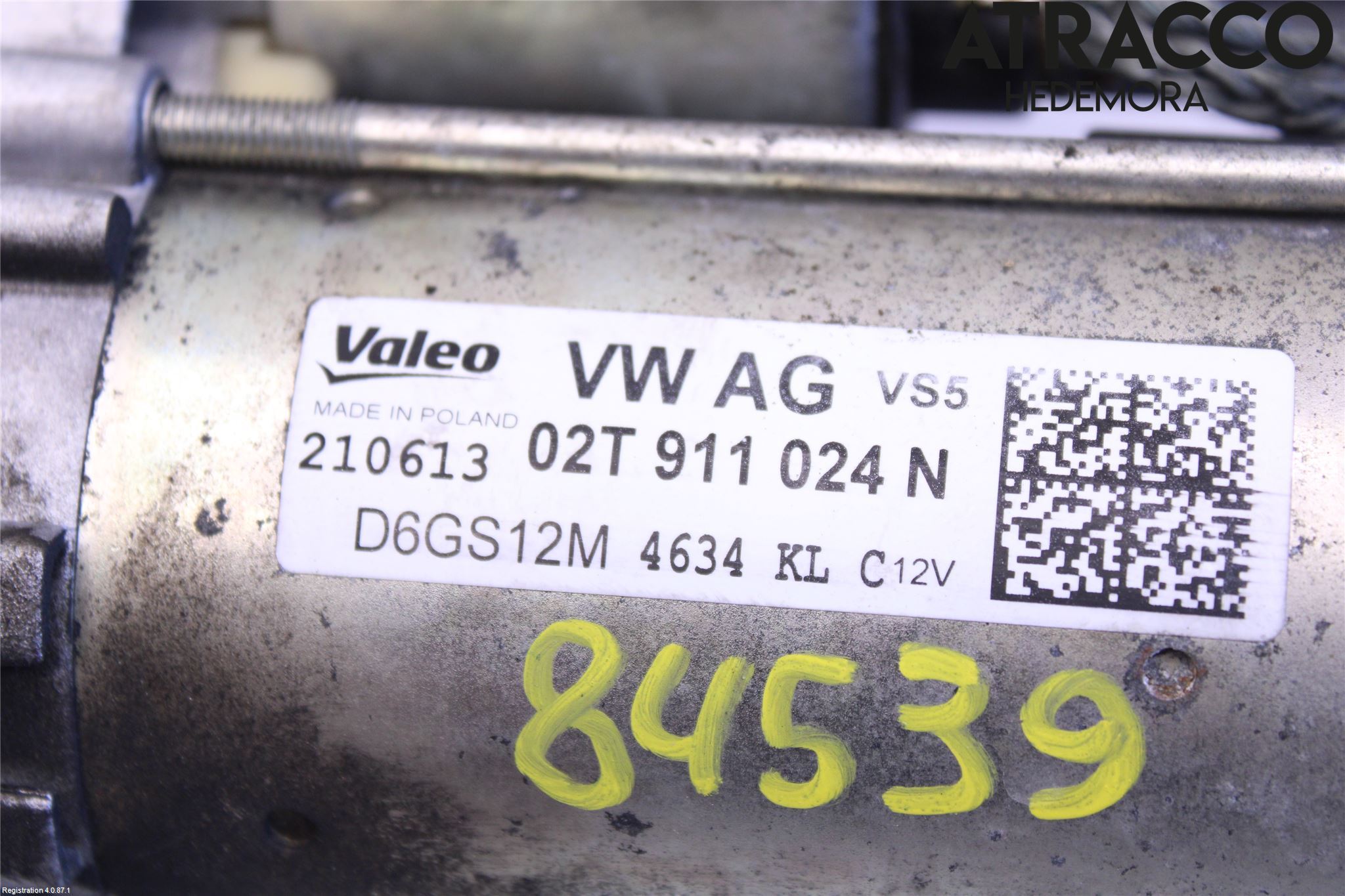 Volkswagen VW POLO 10-17 Startmotor
