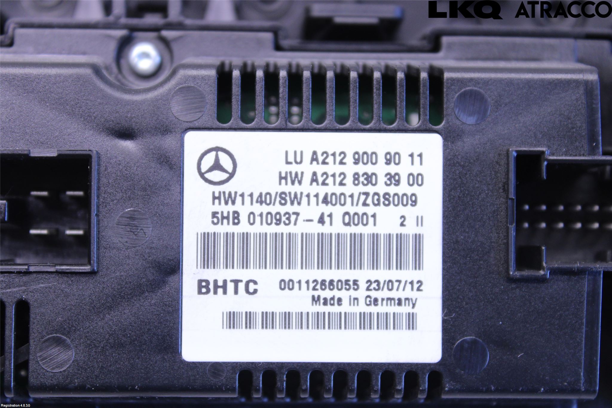 Mercedes-Benz MB E-KLASS (W212) 09-16 Varme Ac Betjening-Display