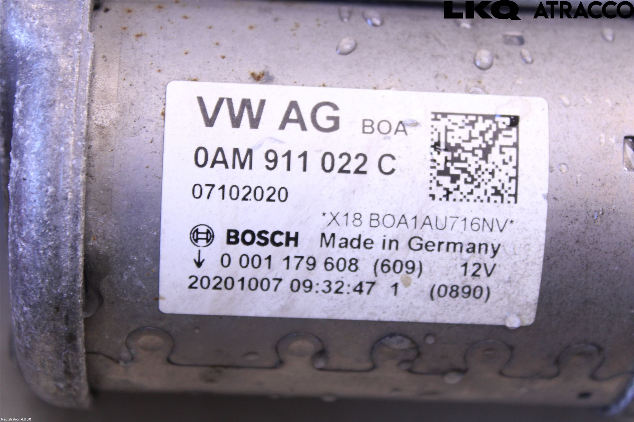 Volkswagen VW TOURAN 16- Startmotor