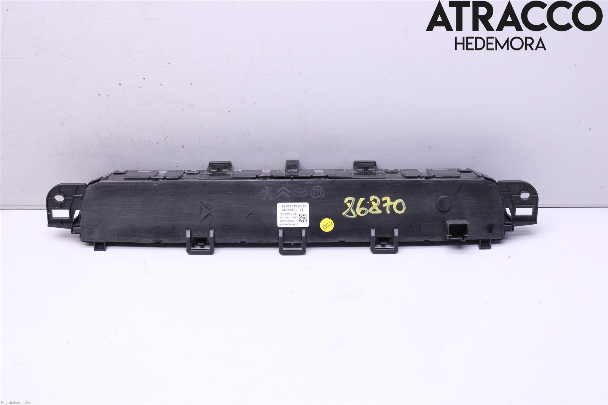 Peugeot EXPERT/E-EXPERT 17- Varme Ac Betjening-Display