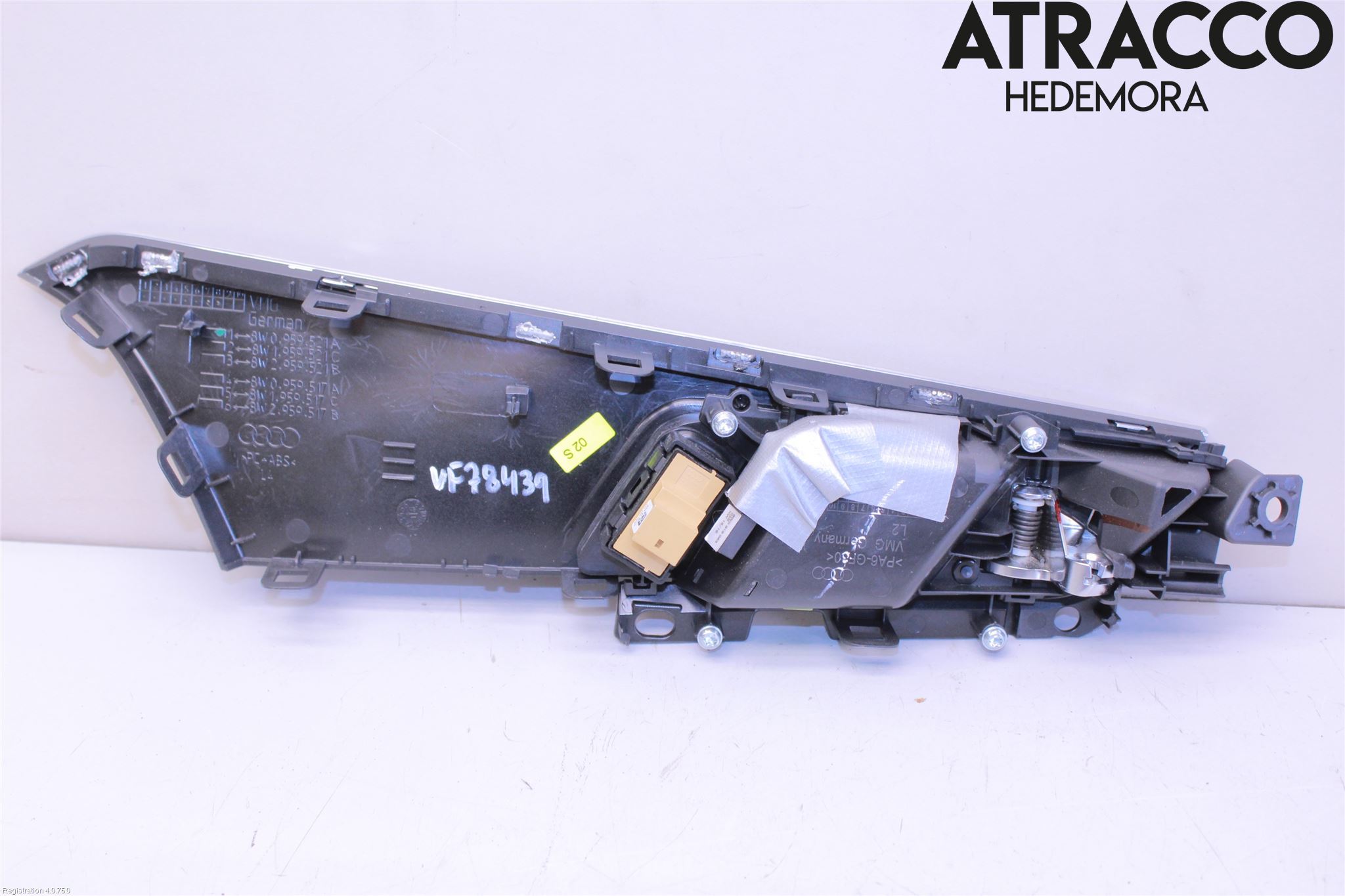 Audi A4/S4 B9 16-19 Innr Dørhandtak V Indre