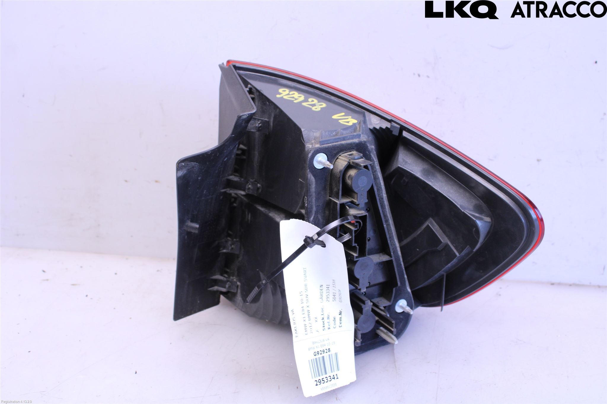 BMW X1 E84 10-15 Baklykt Venstre