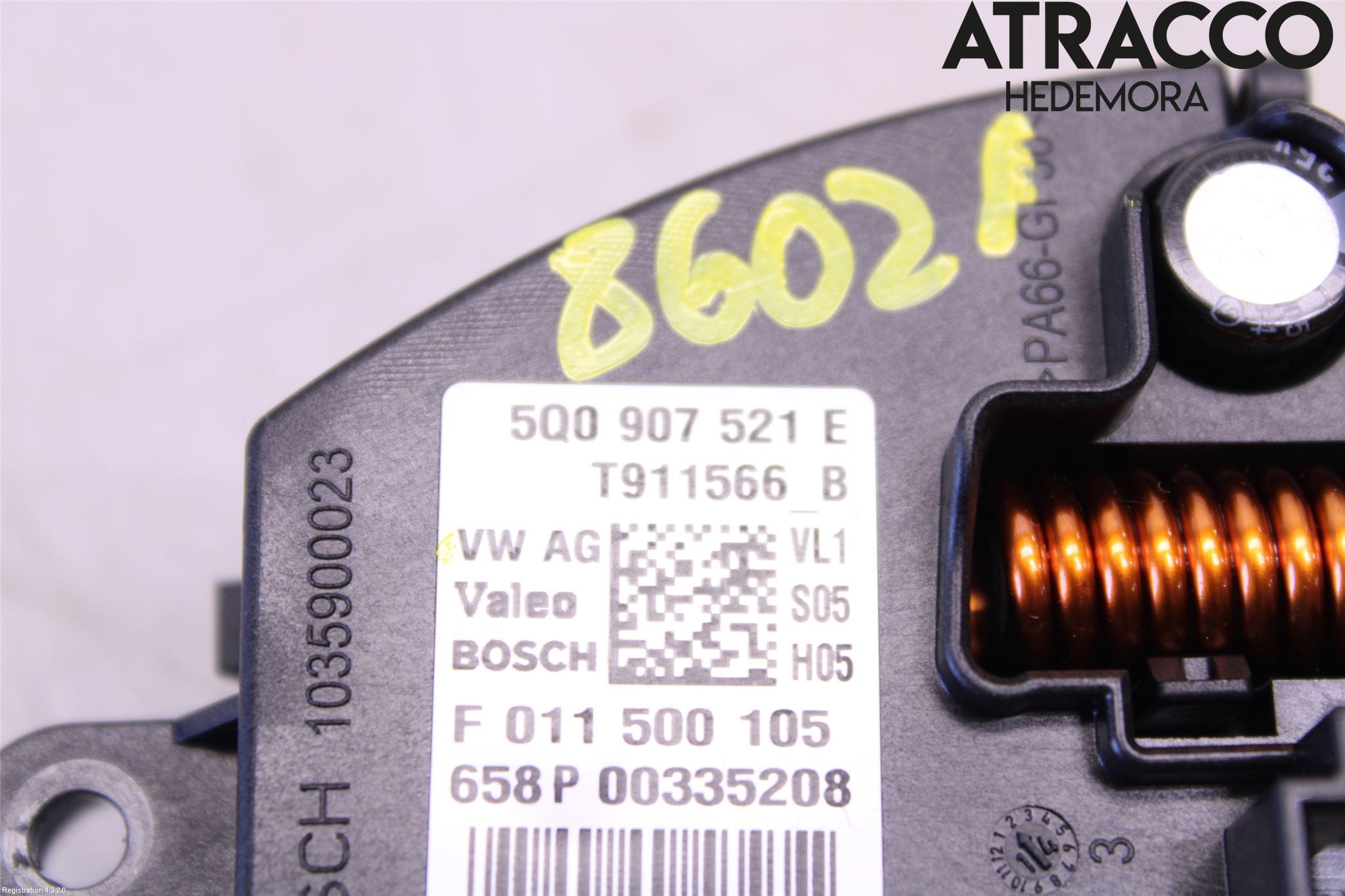 Audi A3/S3 8V 13-20 Varmeapparat Viftemotstand