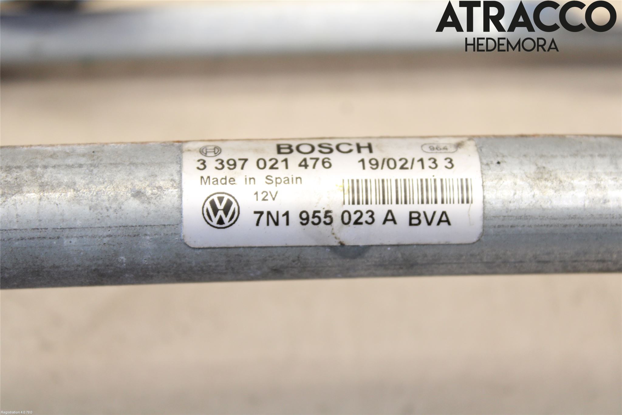 Volkswagen VW SHARAN 11- Viskeroverføring Frontrute