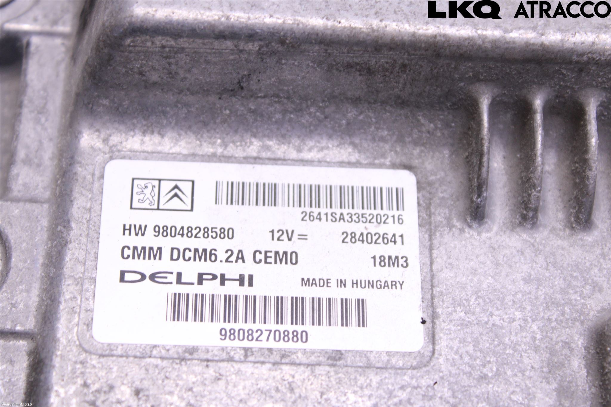 Citroen C4 GRAND PICASSO 14-18 Styreenhet Dieselpumpe
