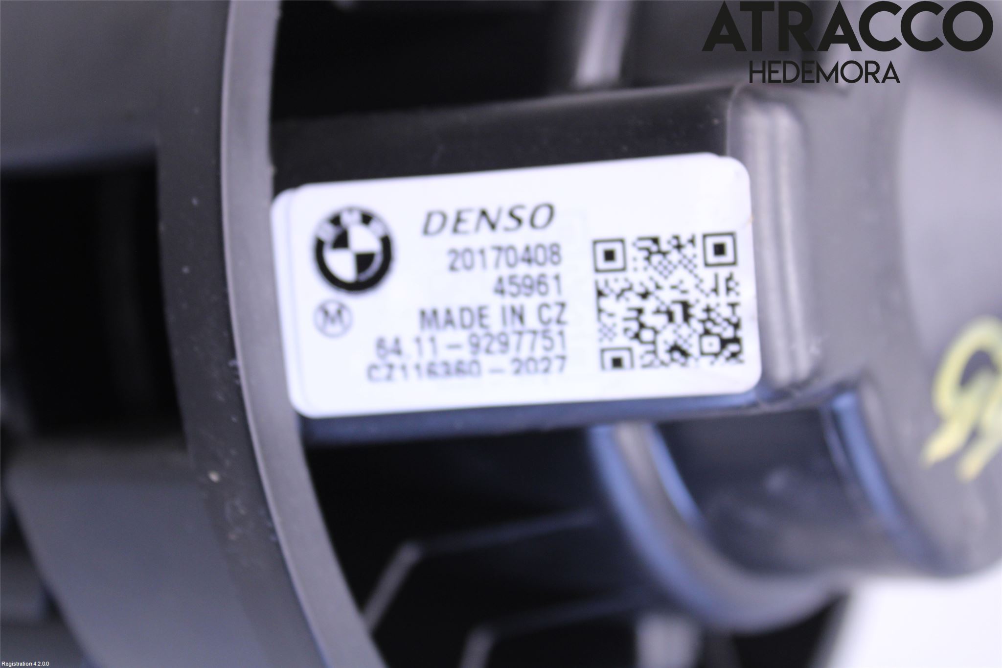 BMW i3 I01 13-22 Varme Ac Varmeapparatvifte
