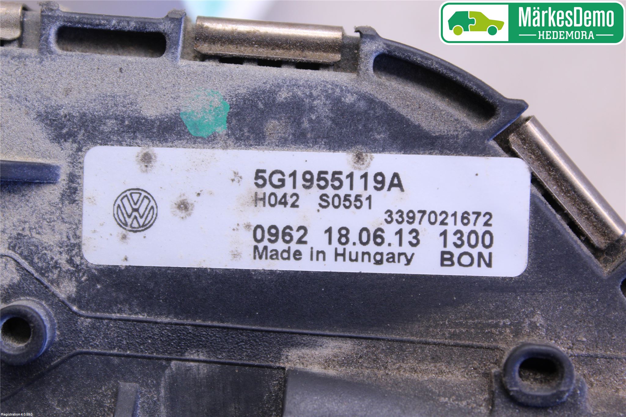 Volkswagen VW GOLF / E-GOLF VII 13-20 Viskermotor Frontrute
