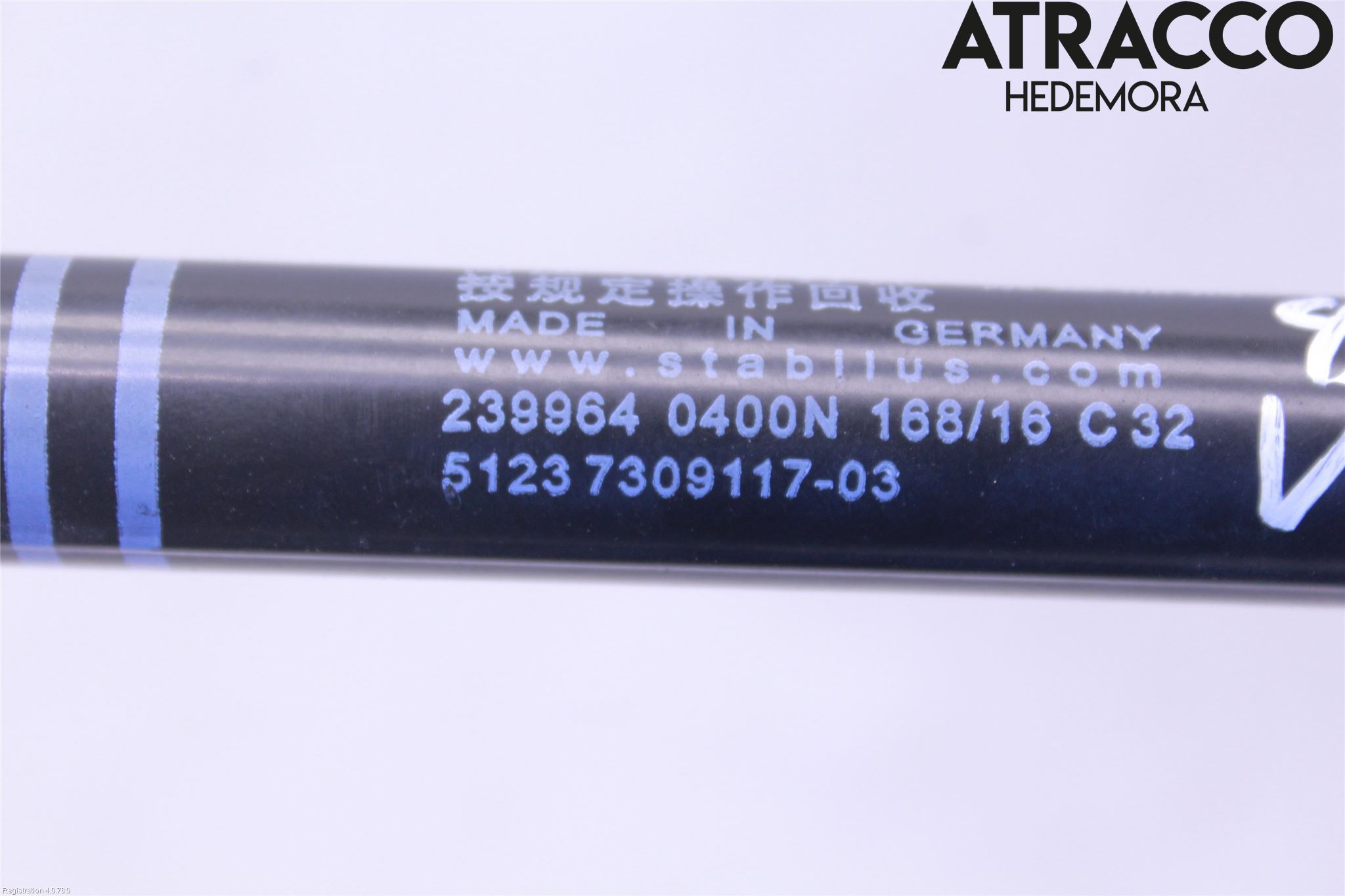 BMW 5 F10/F11/F18 09-17 Panser Demper-Gassfjær