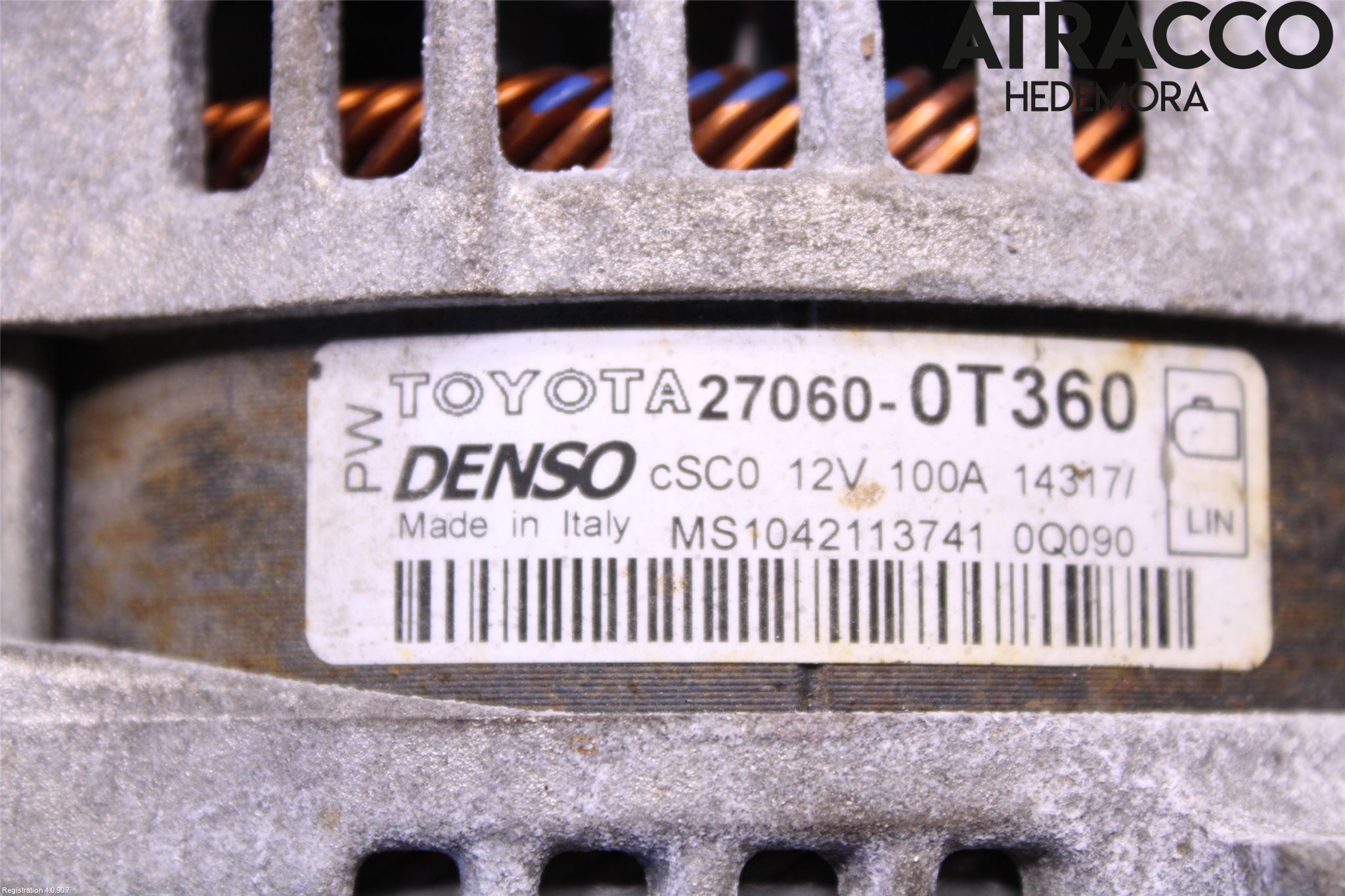 Toyota AVENSIS 16-18 Dynamo