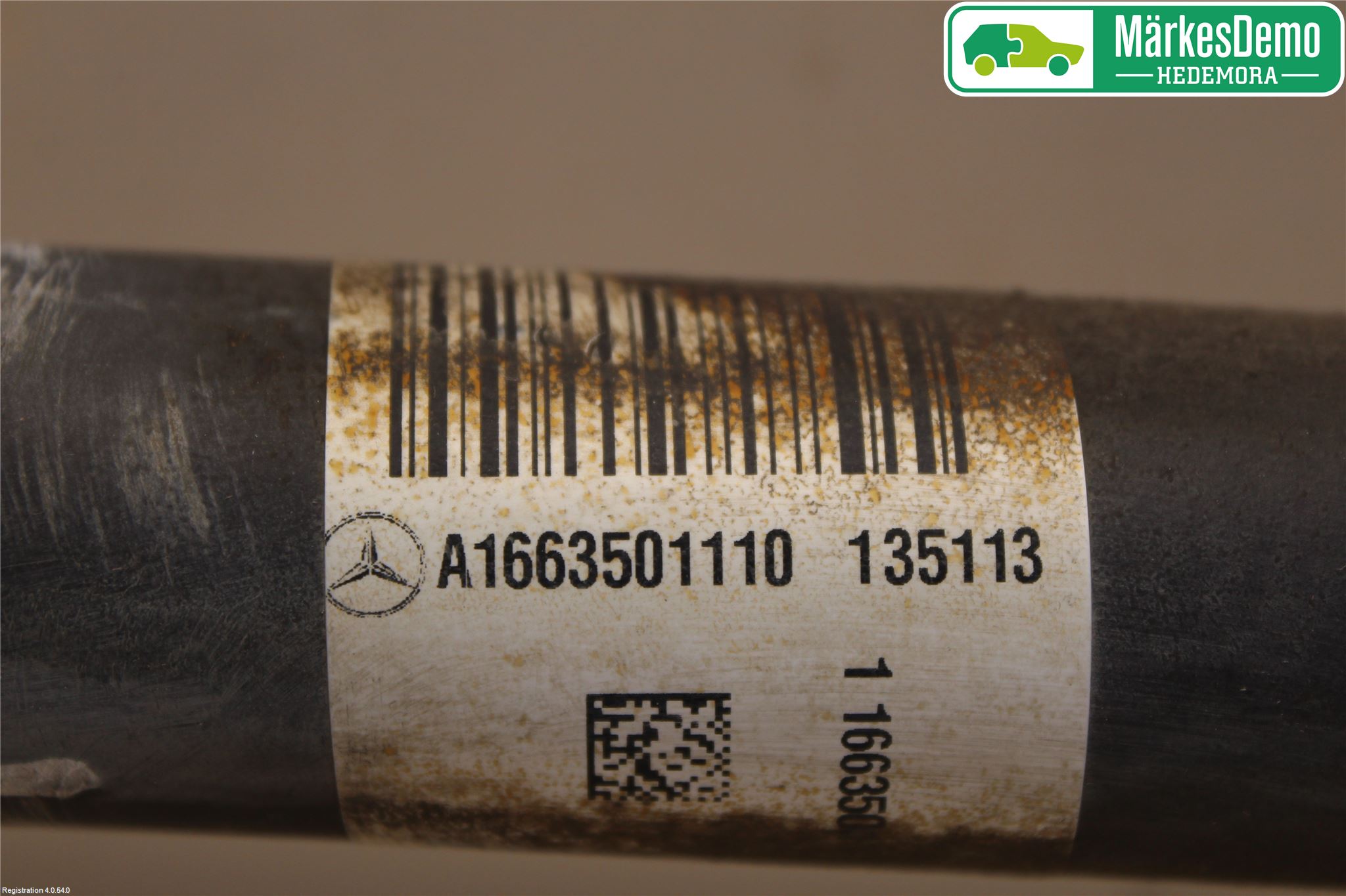Mercedes-Benz MB GL/GLS-KLASS (X166) 12-19 Drivaksel Bak Kompl Høyre