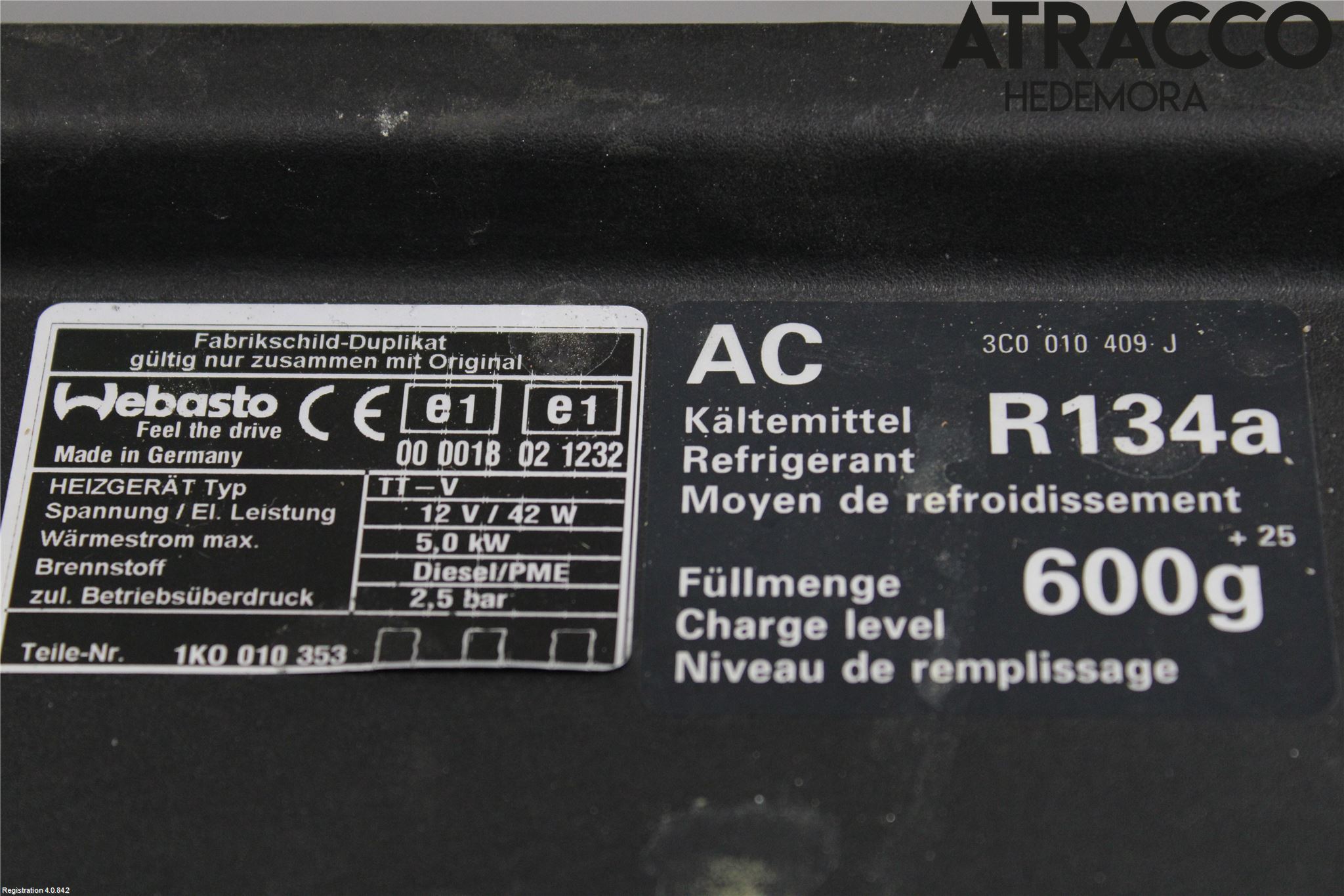 Volkswagen VW PASSAT 05-11 Frontplate