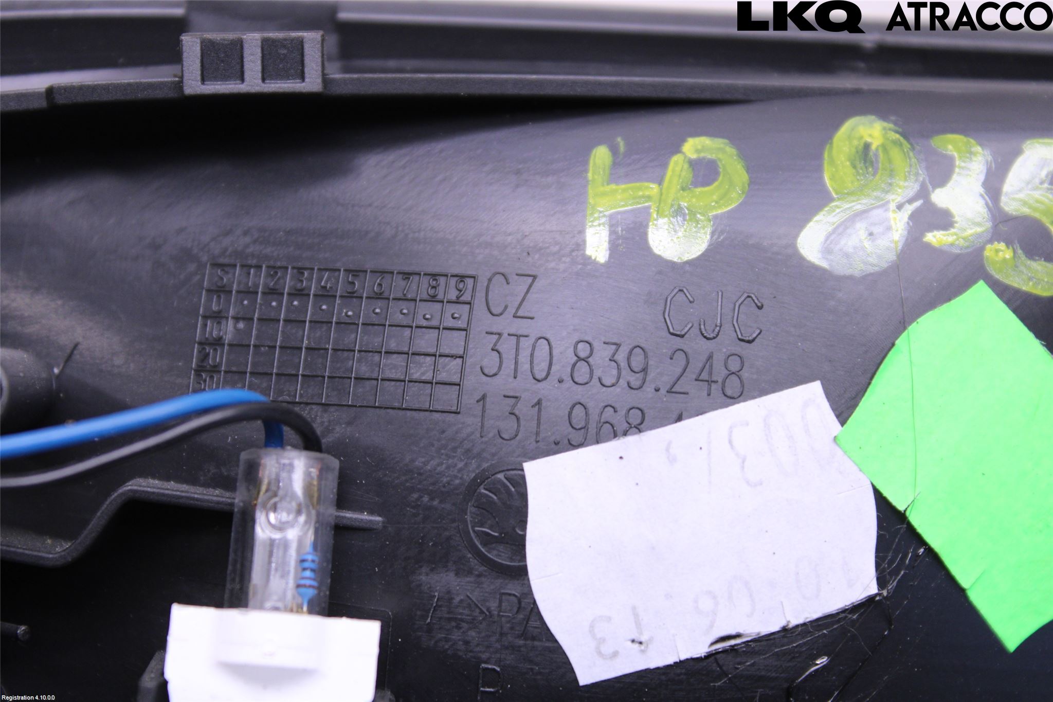 Skoda SUPERB 09-15 Innr Dørhandtak H Indre
