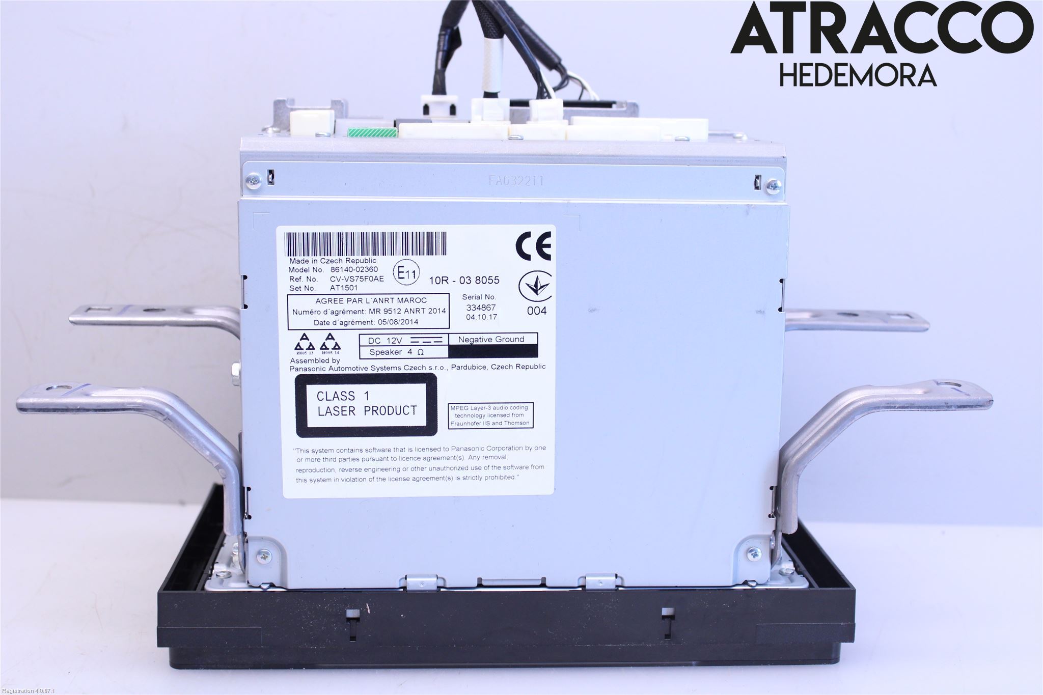 Toyota AURIS 13-19 Stereo Radio Med Cd