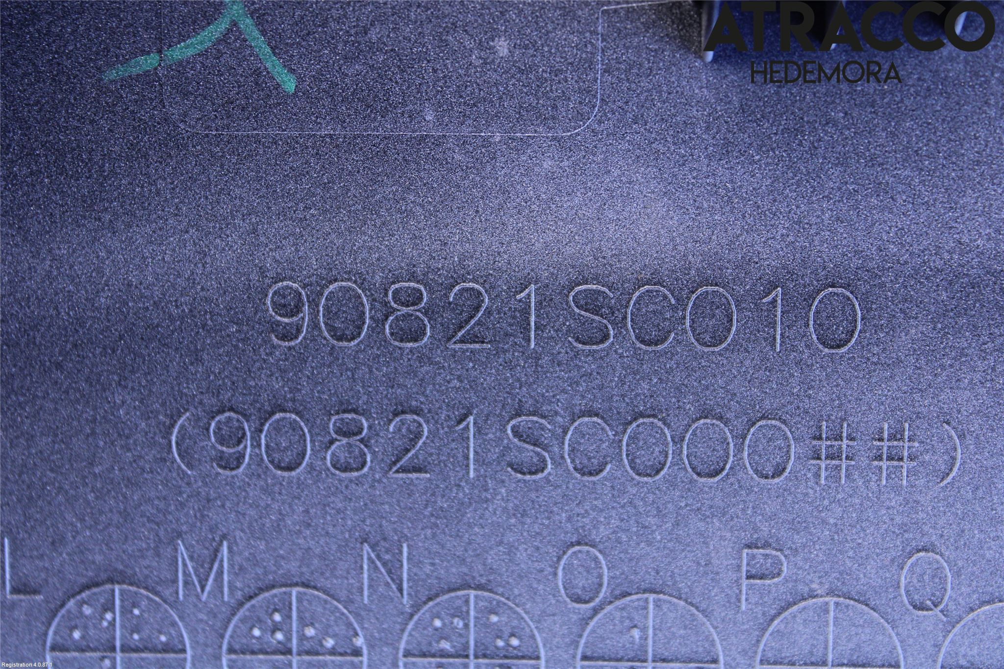 Subaru FORESTER SH  08-13 Panser Luftinntak Oppå
