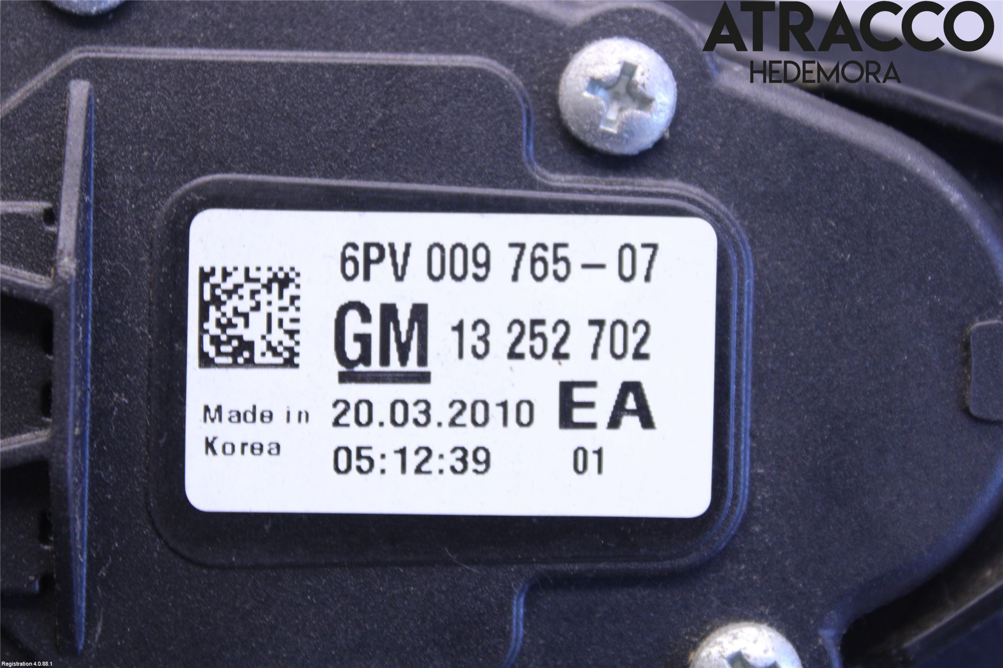 GM CHEVROLET CRUZE Gasspedal