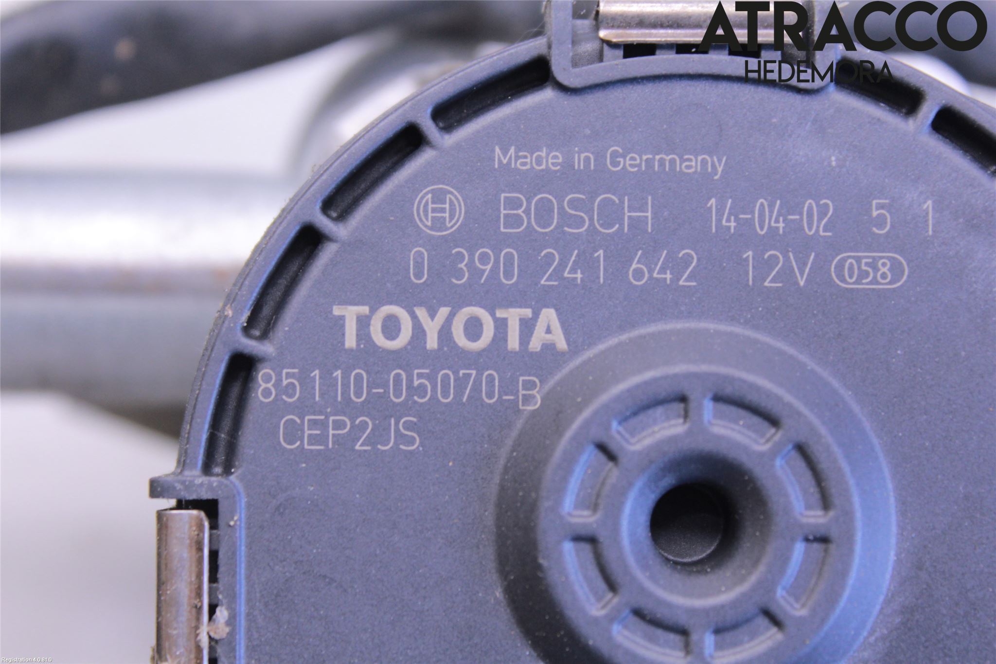 Toyota AVENSIS 09-15 Viskermotor Frontrute