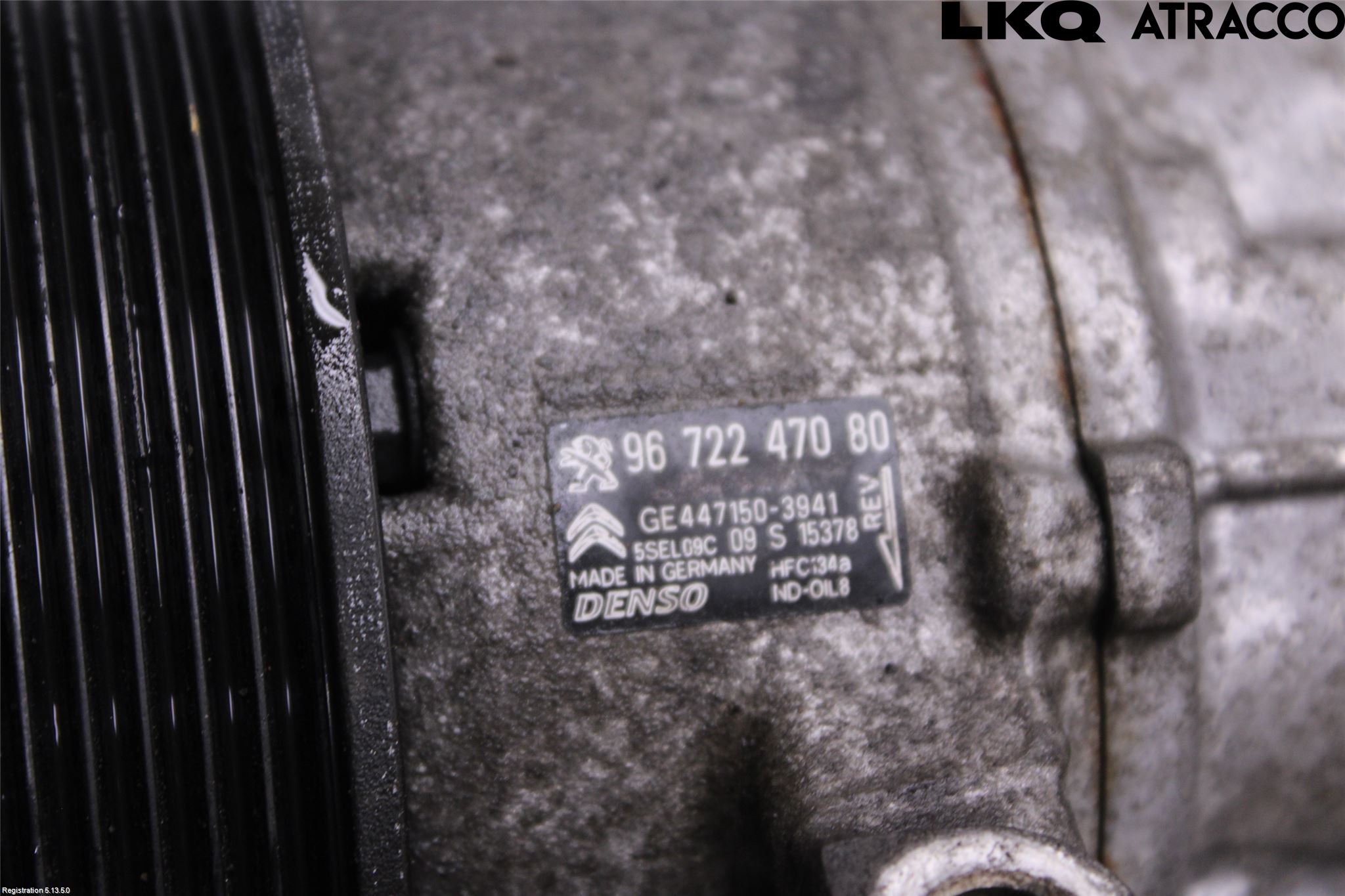 Peugeot 2008 13-20 Varme Ac Kompressor