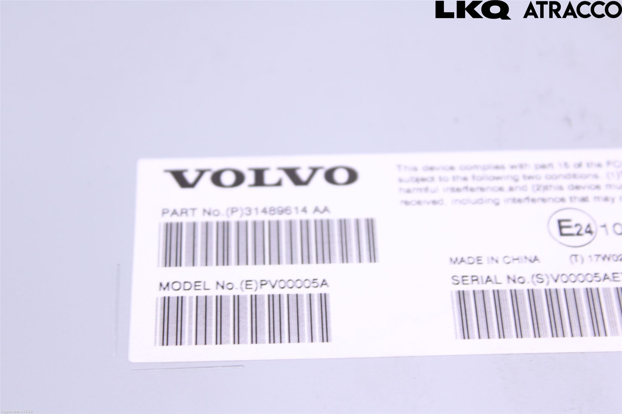 Volvo V90 CROSS COUNTRY 17->> Stereo Forsterker