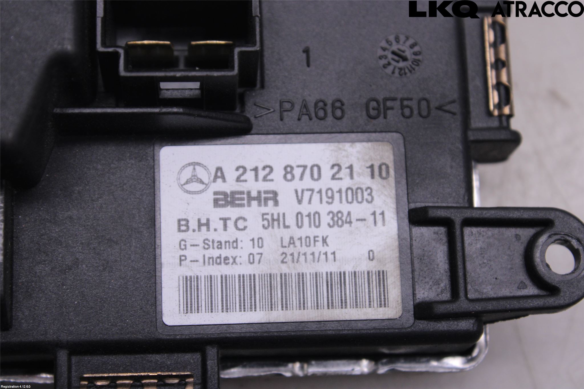 Mercedes-Benz MB C-KLASS (W204) 07-15 Varmeapparat Viftemotstand
