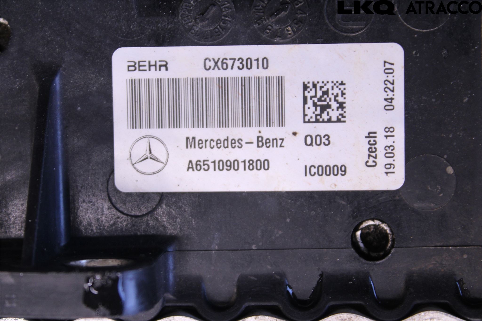 Mercedes-Benz MB GLC-KLASS (X253/C253) 15-22 Intercooler Radiator