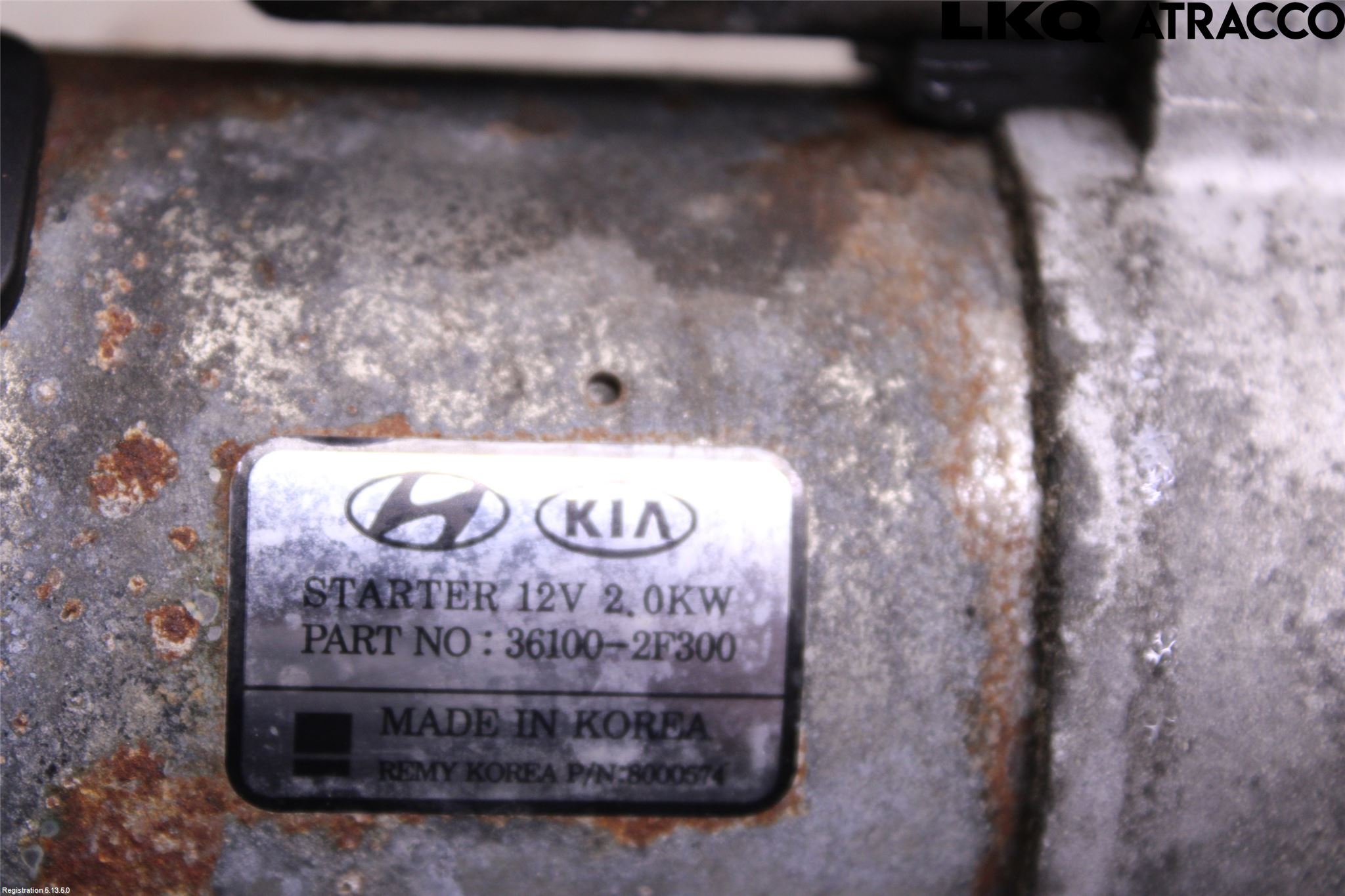 Kia SPORTAGE (QL) 16-21 Startmotor Diesel