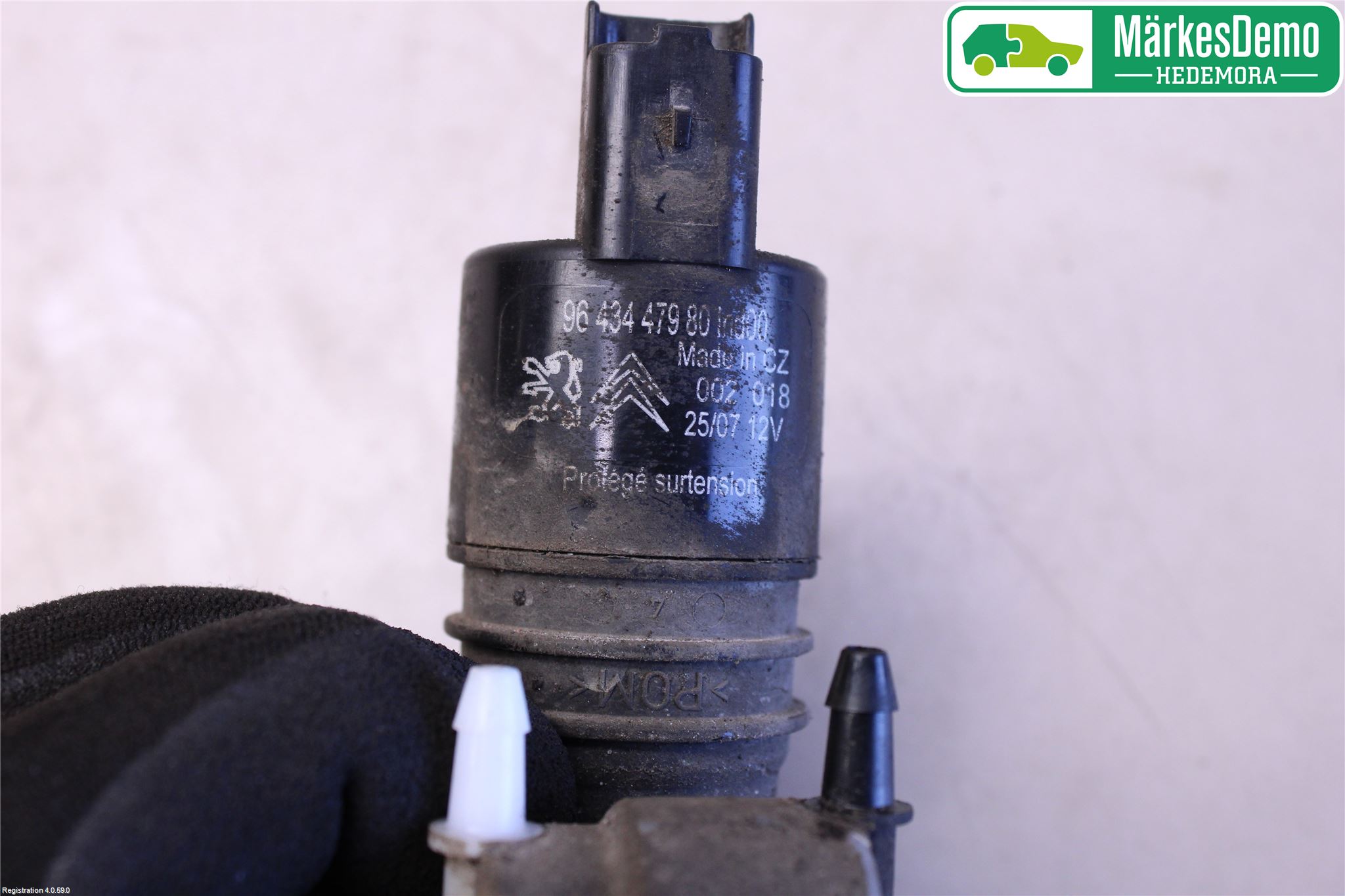 Peugeot 407 Spylerpumpe Frontrute
