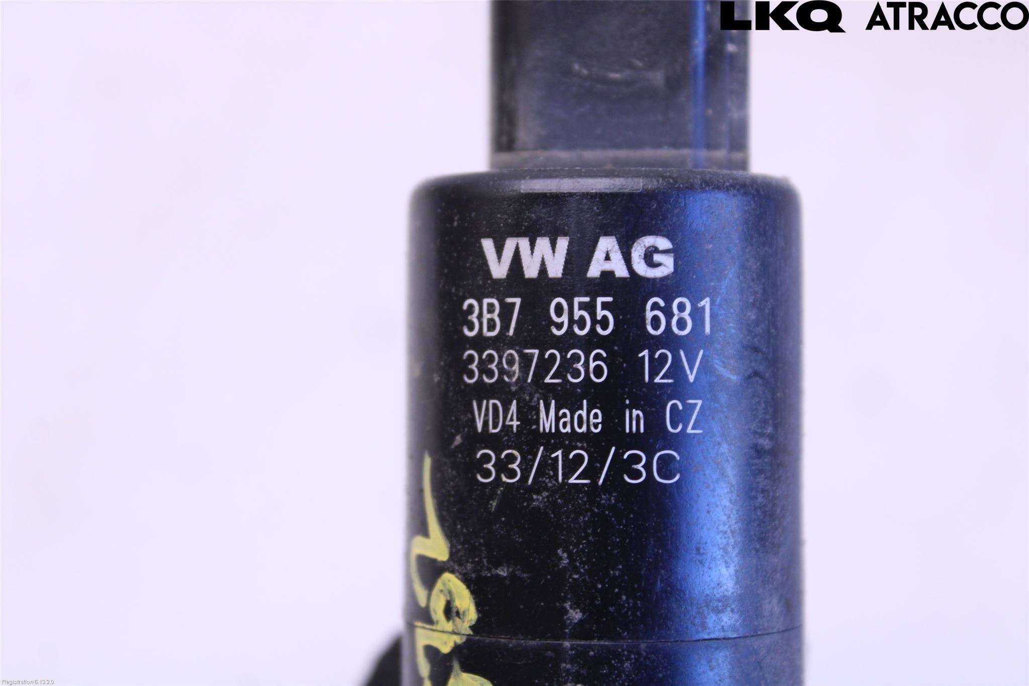 Volkswagen VW GOLF VI 09-13 Spylerpumpe Høytrykk