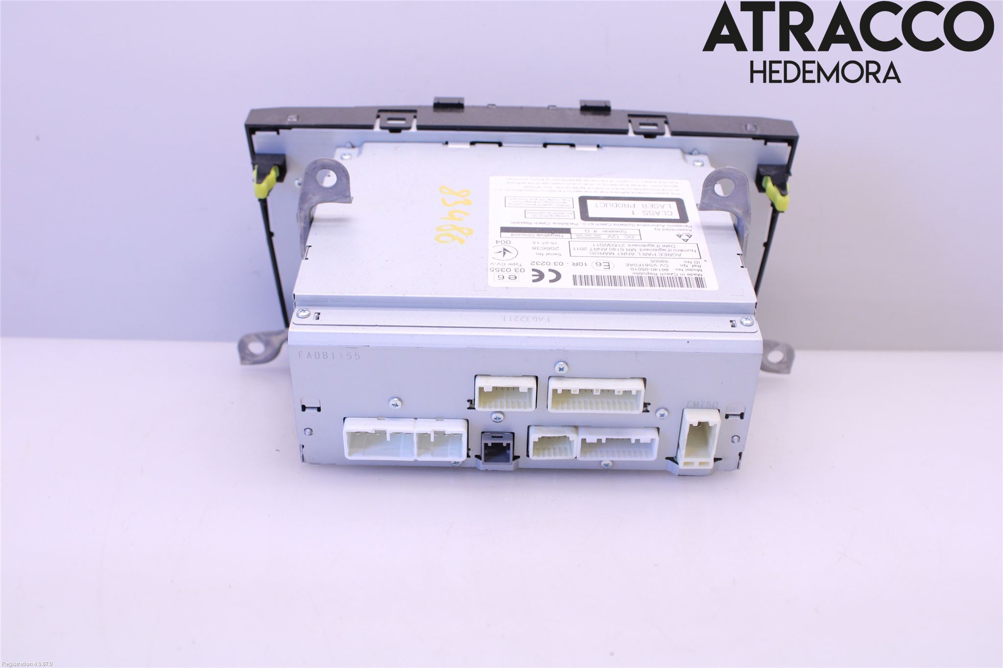 Toyota AVENSIS 09-15 Stereo Radio Med Cd