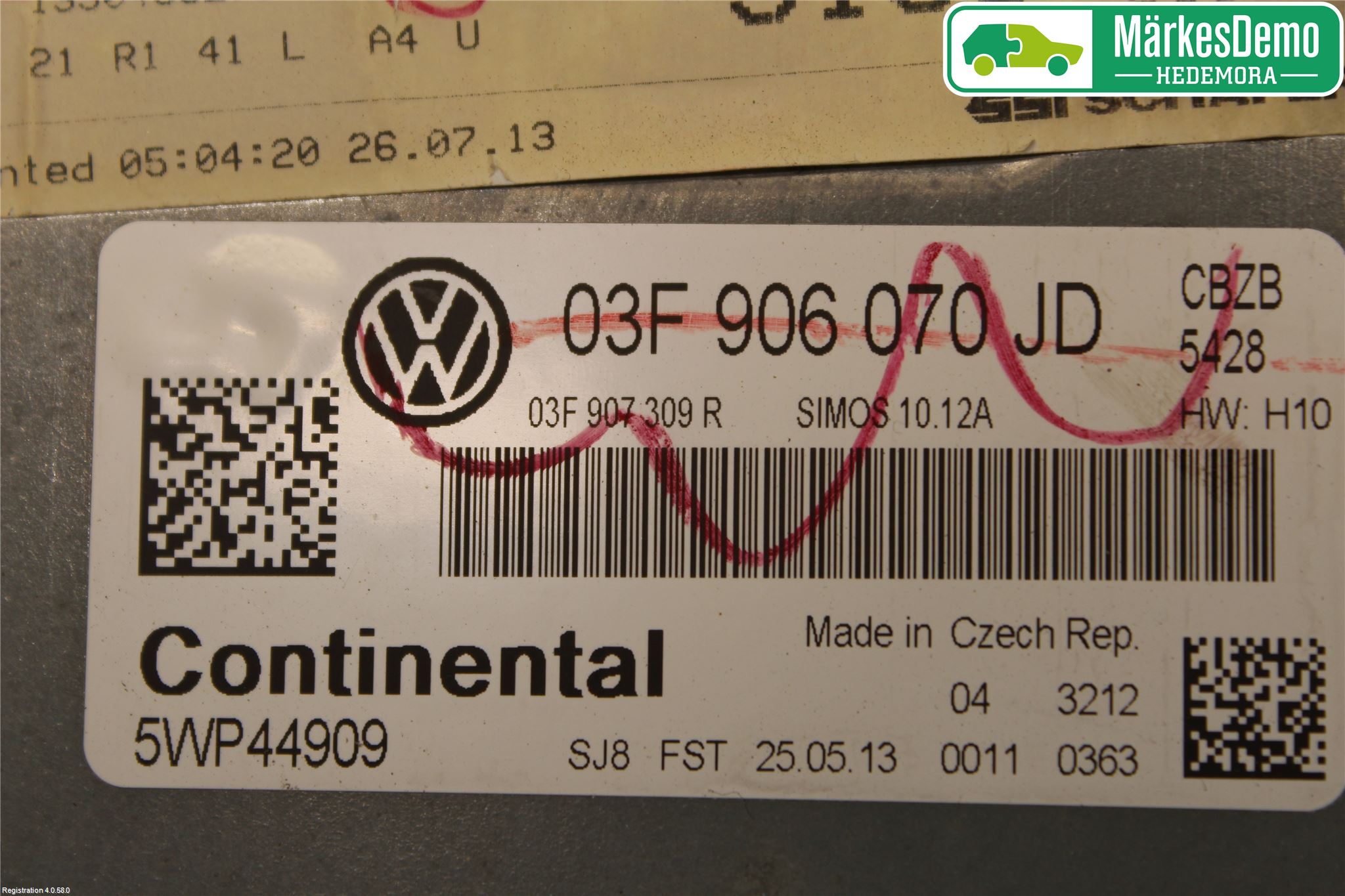 Volkswagen VW BEETLE 12- Styreenhet Innsprøytning