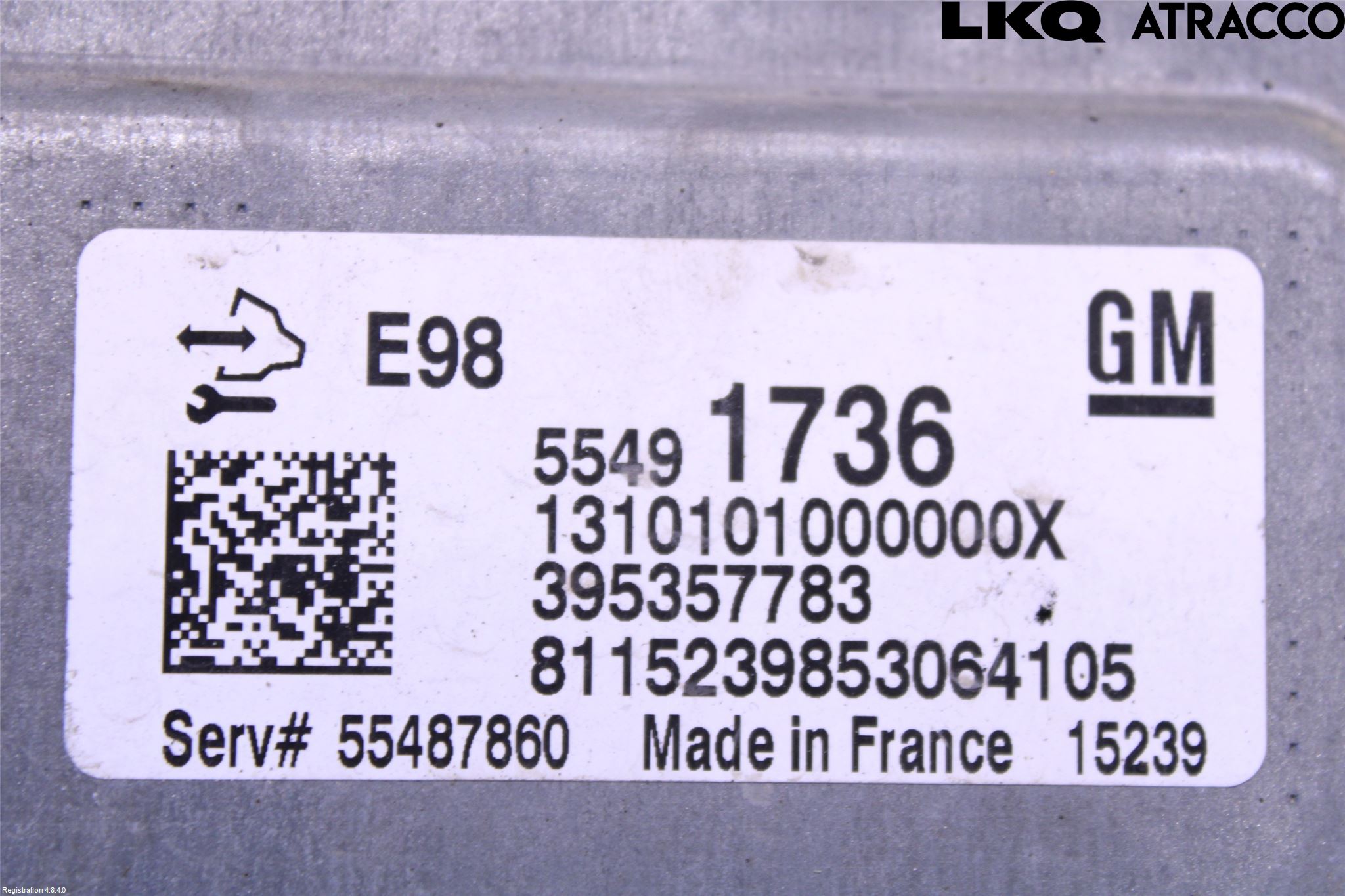 Opel ZAFIRA C 12-19 Styreenhet Dieselpumpe