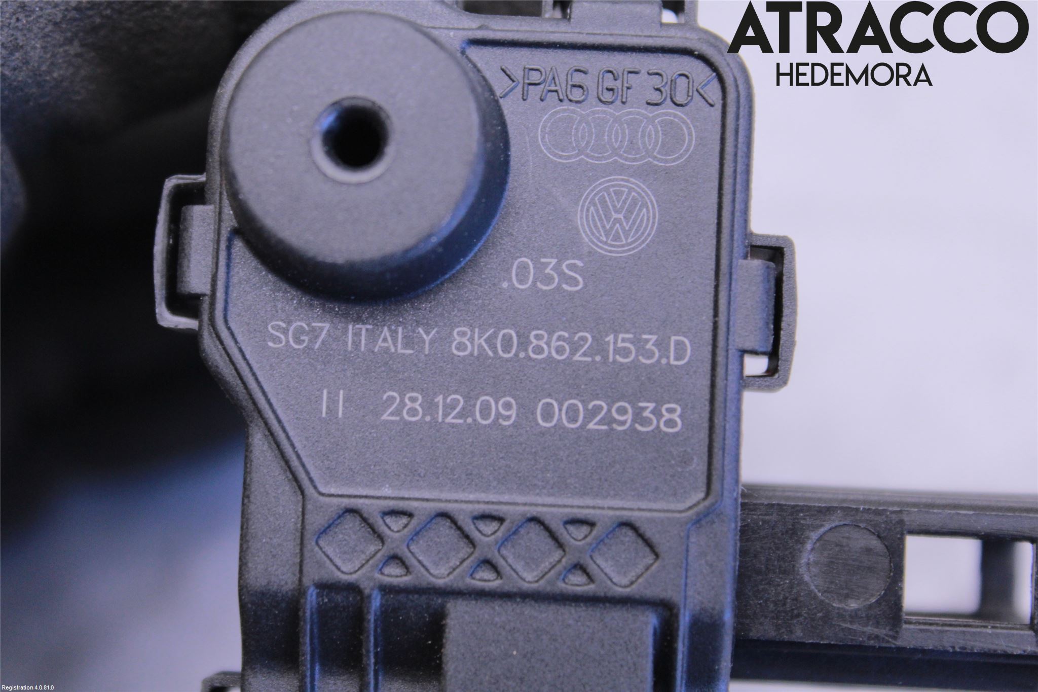 Audi A4/S4 08-11 Sentrallåsmotor Tankluke