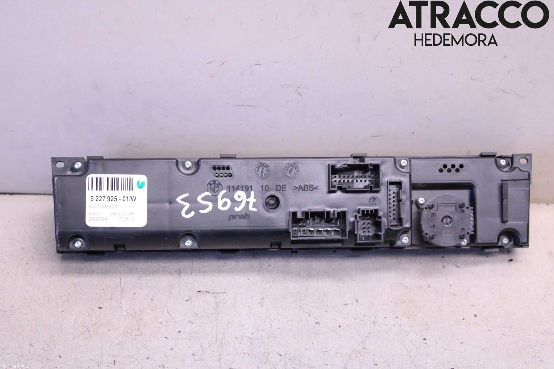 BMW X5 E70 07-13 Varme Ac Betjening-Display