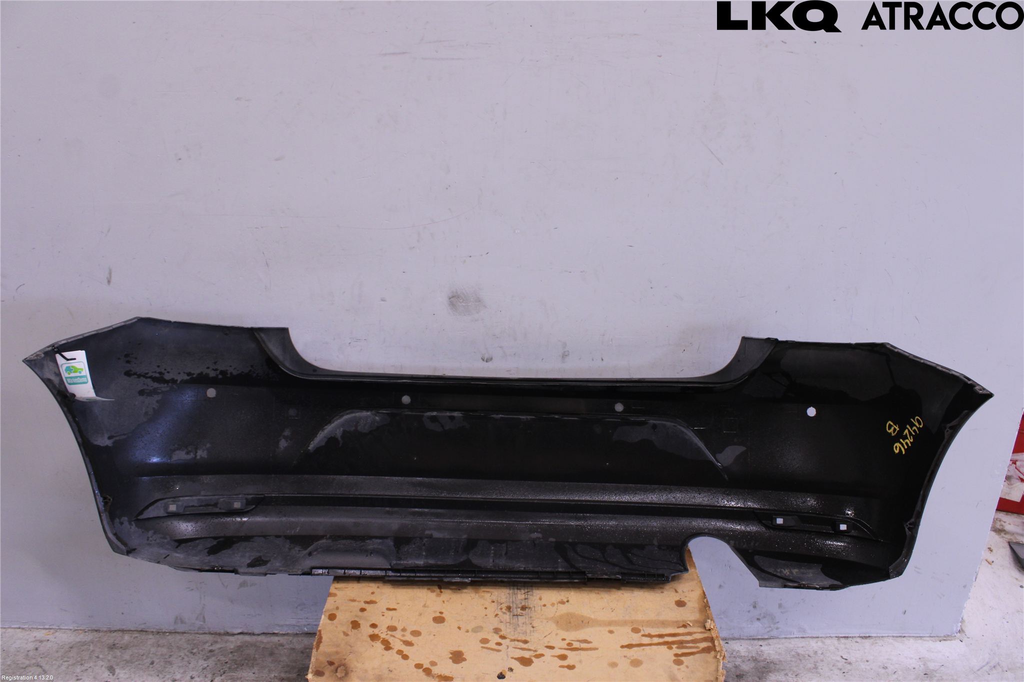 Volkswagen VW POLO 10-17 Støtfanger Bak Overtrekk