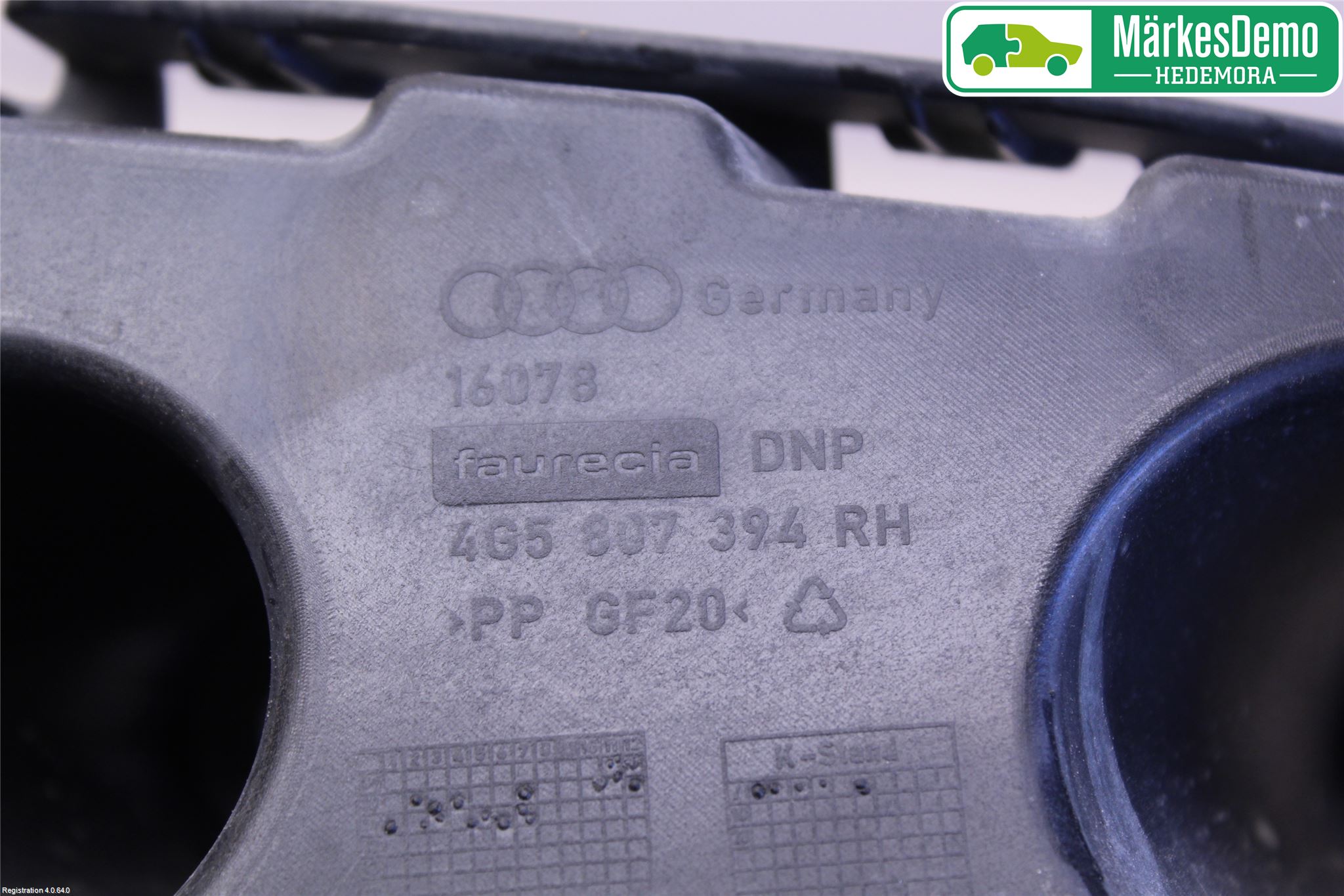 Audi A6/S6 4G 11-18 Støtfangerfeste Bak Høyre