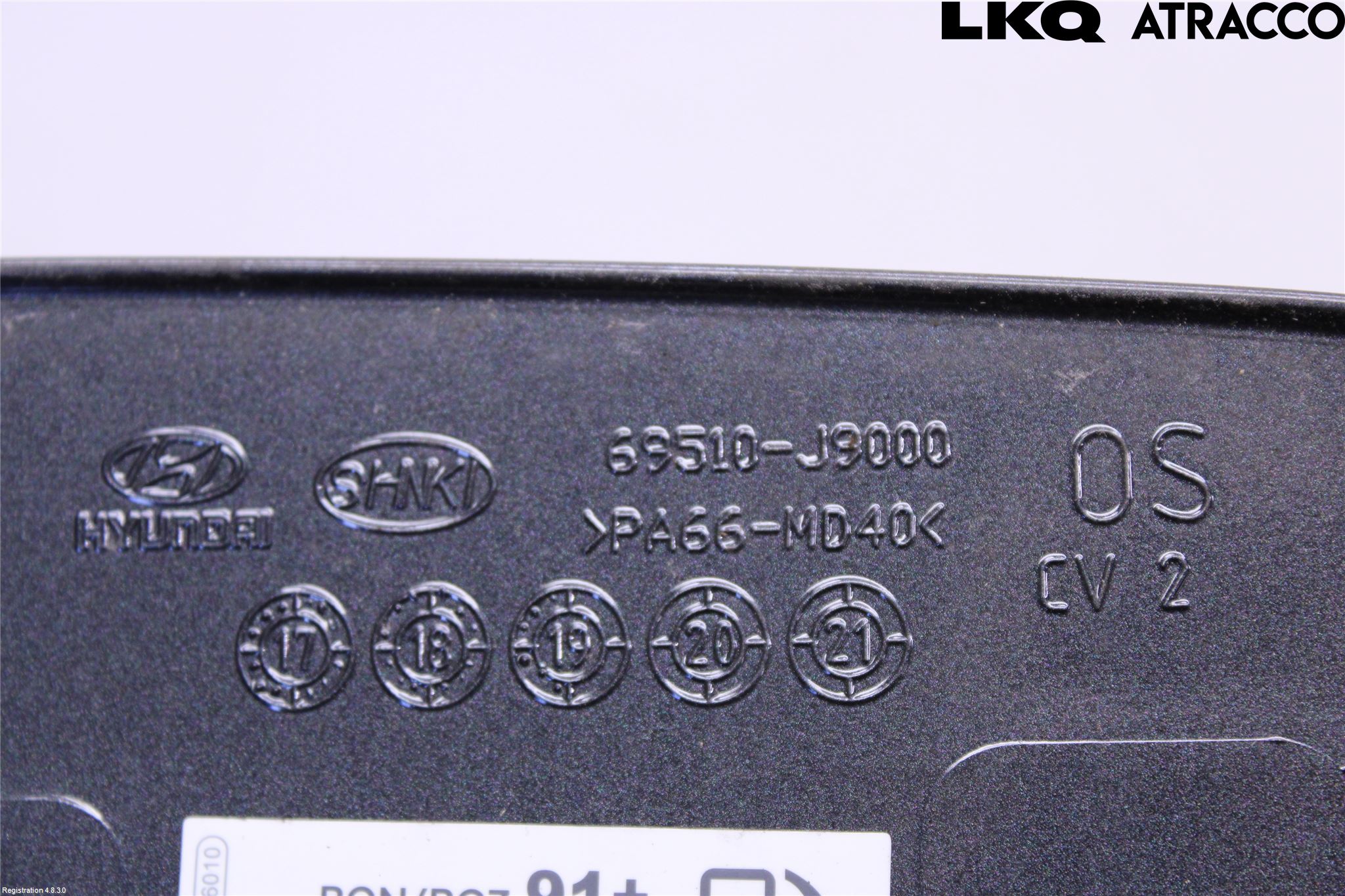 Hyundai KONA/ELECTRIC OS 18-23 Drivstoff Tankluke