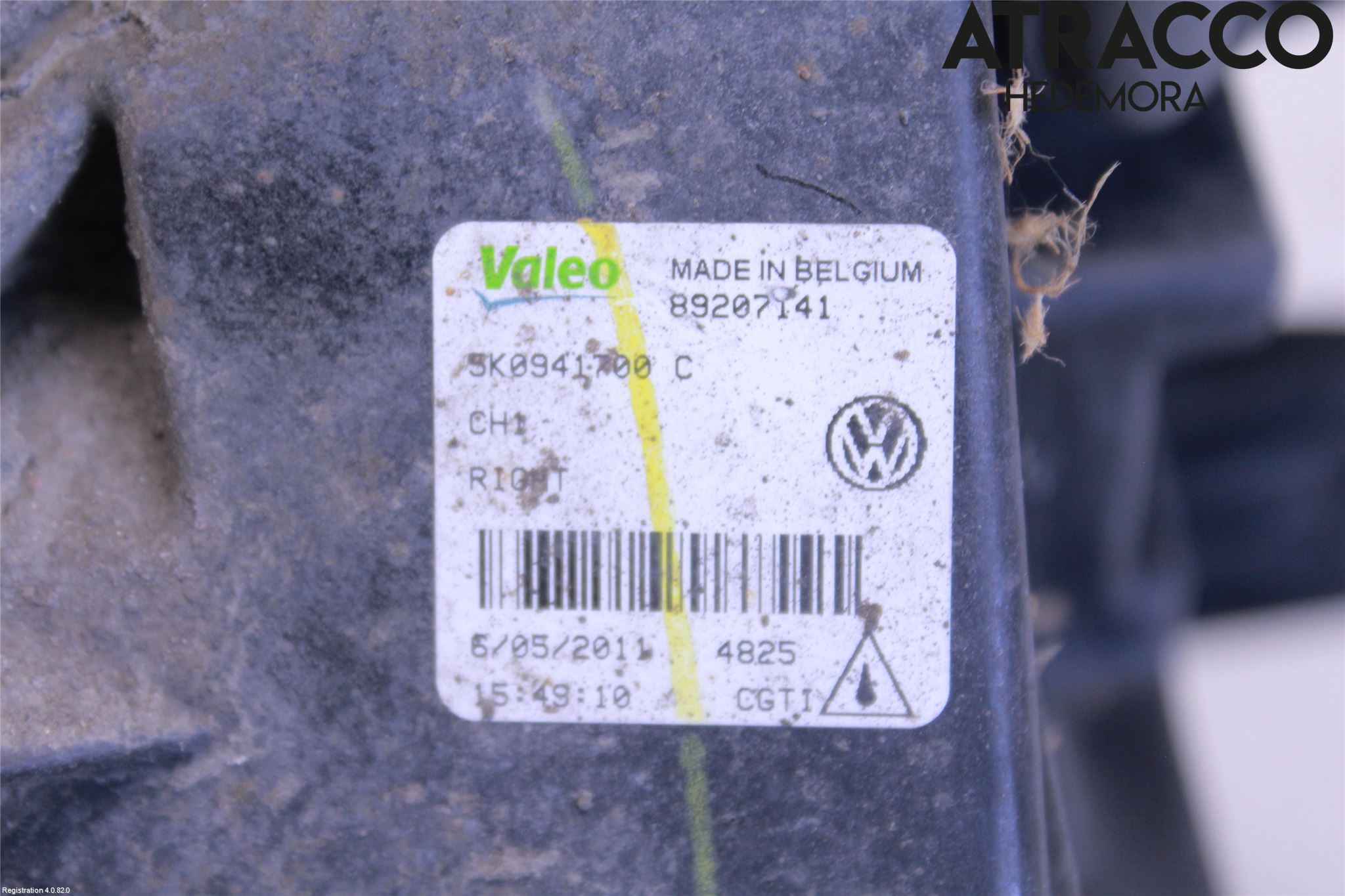 Volkswagen VW GOLF VI 09-13 Frontlykt-Kurve-Tåkelys