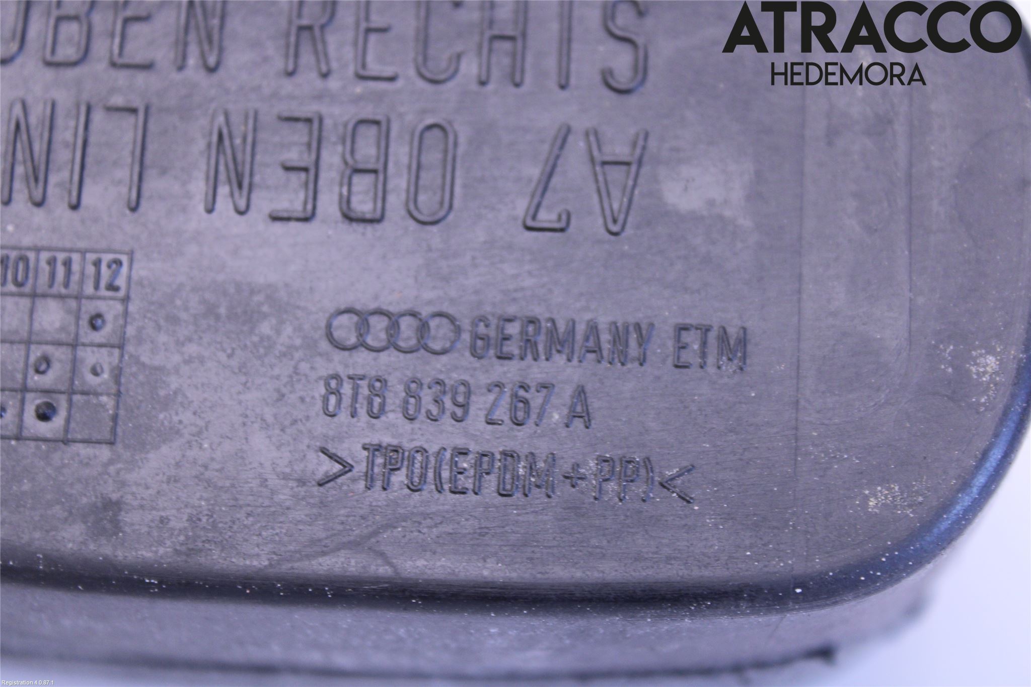 Audi A5 07-16 Dørstopper