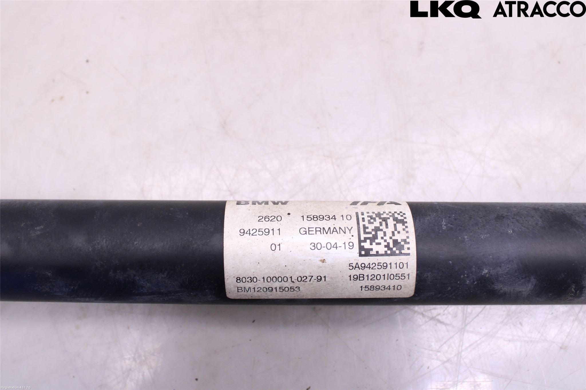 BMW 3 G20/G21/G80/G81 19- Mellomaksel Fremre