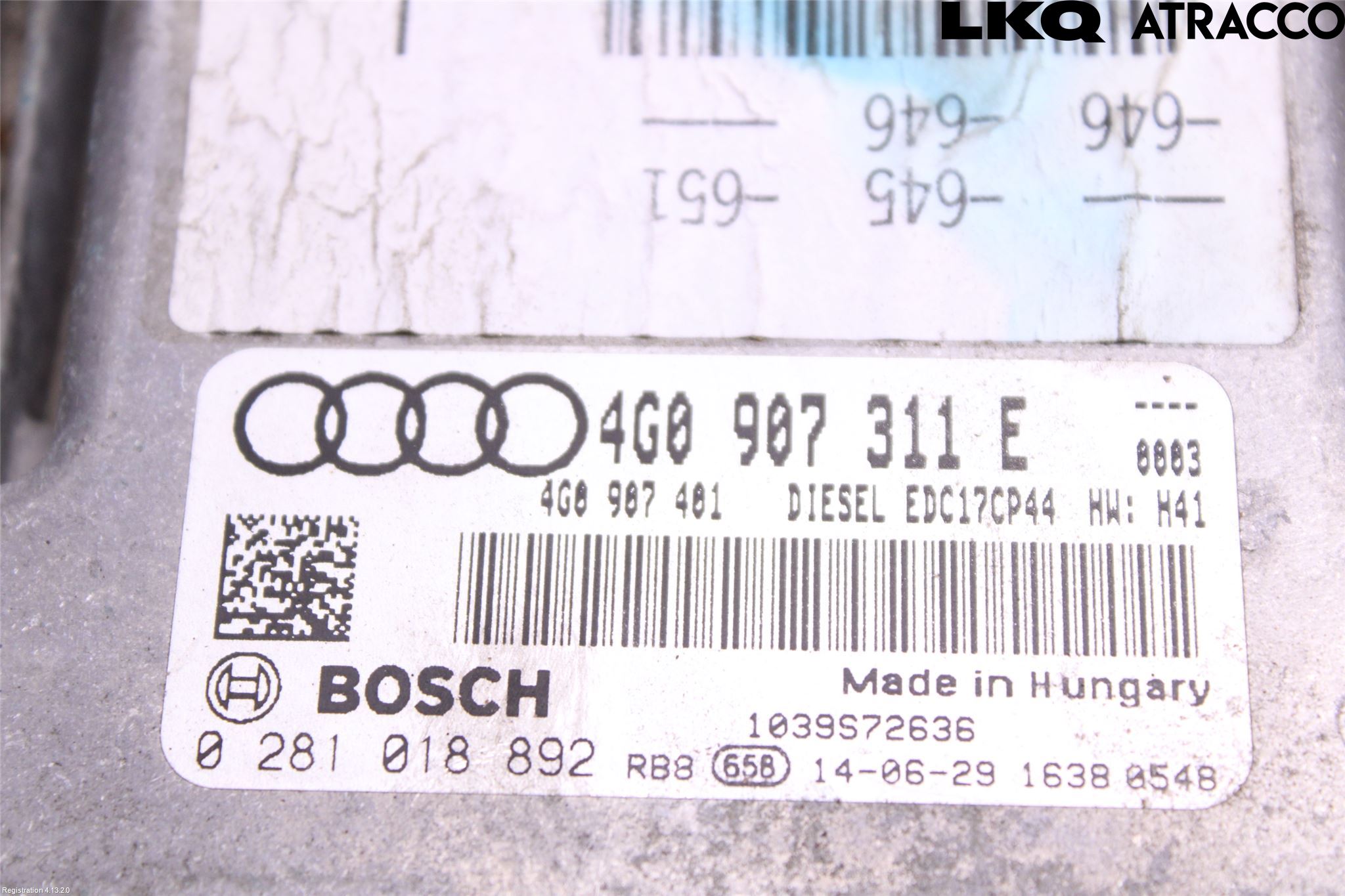 Audi A6/S6 4G 11-18 Styreenhet Dieselpumpe