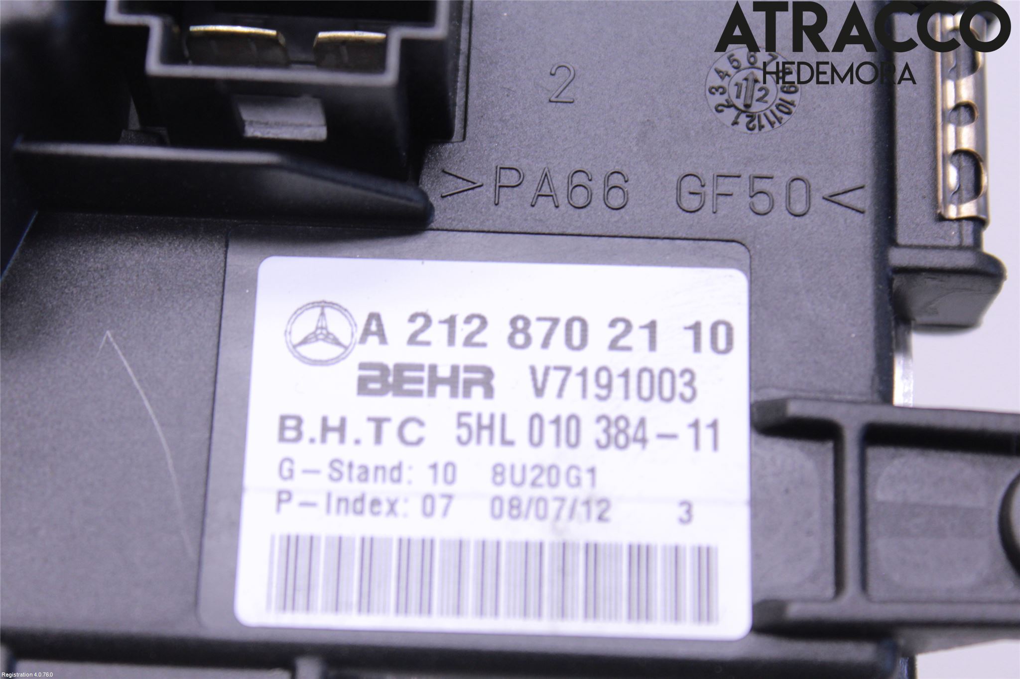 Mercedes-Benz MB GLK-KLASS (X204) 08-16 Varmeapparat Viftemotstand