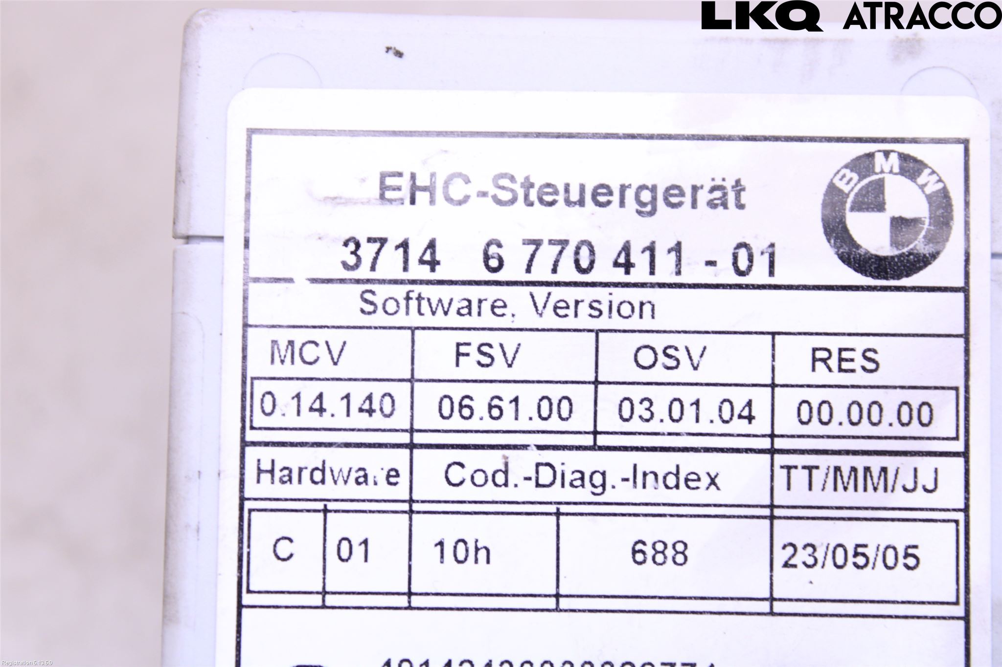 BMW 5 E60/61 Sed/Tou 02-10 Styreenhet Øvrig