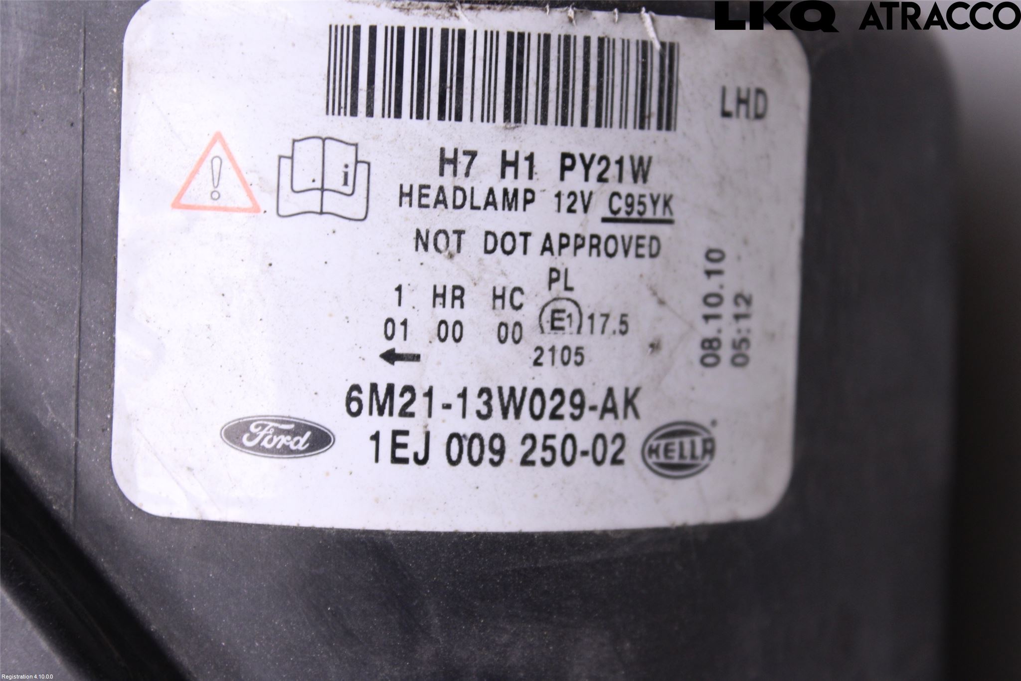 Ford GALAXY 06-15 Frontlykt Høyre