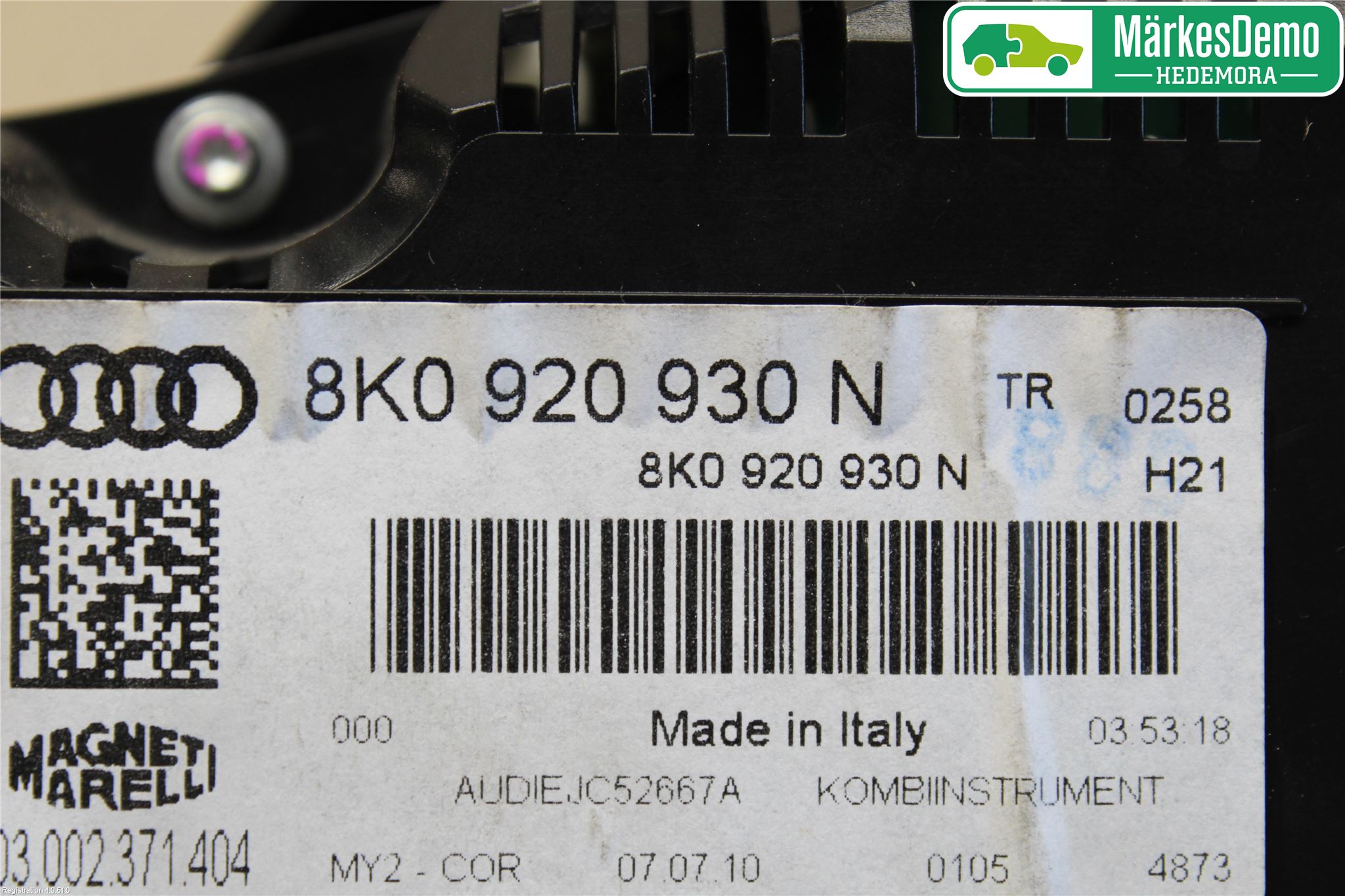 Audi A4/S4 08-11 Instr Kombinert