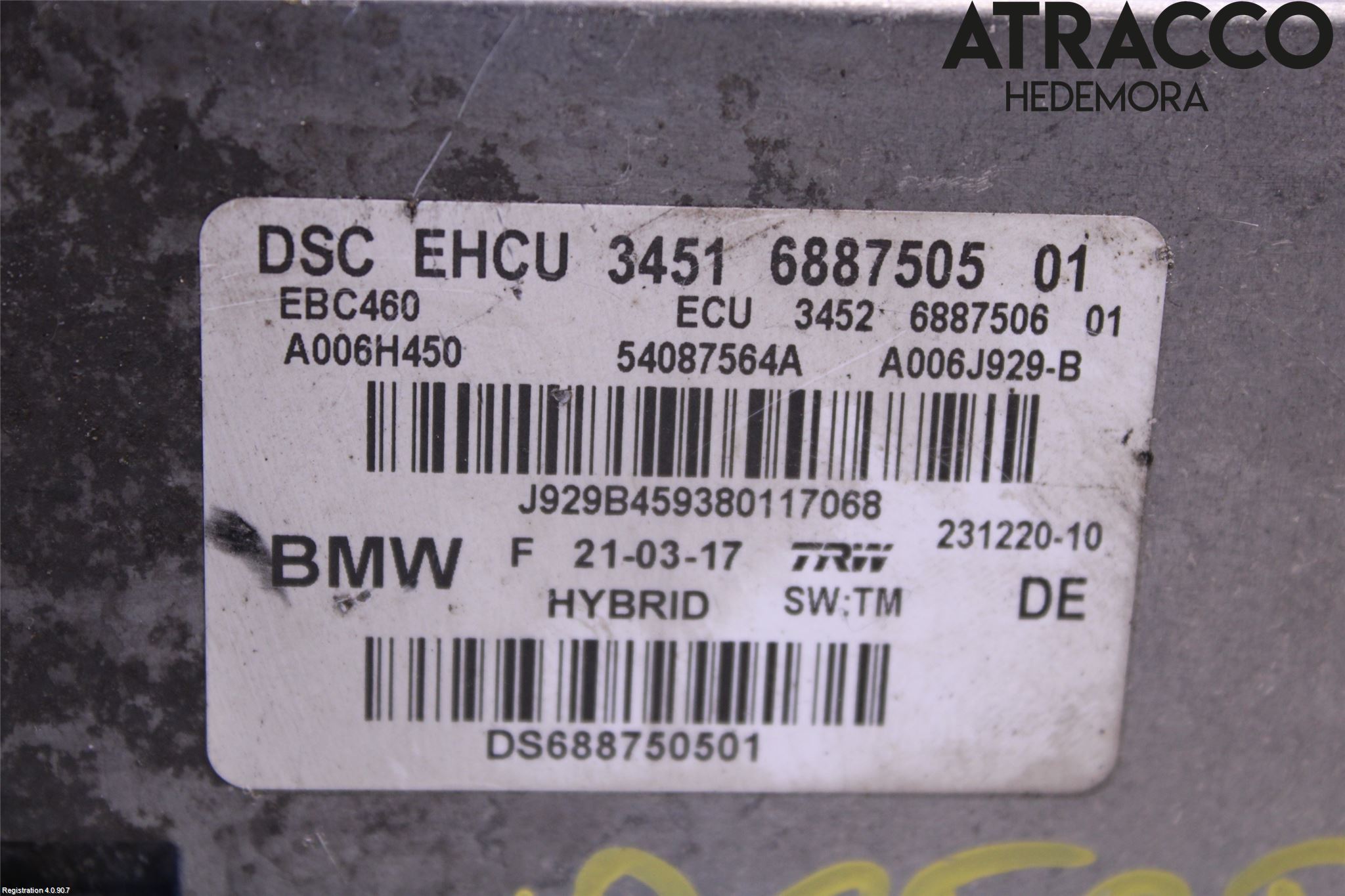 BMW 5 G30/G31/F90 17-23 Abs Hydraulikkaggregat